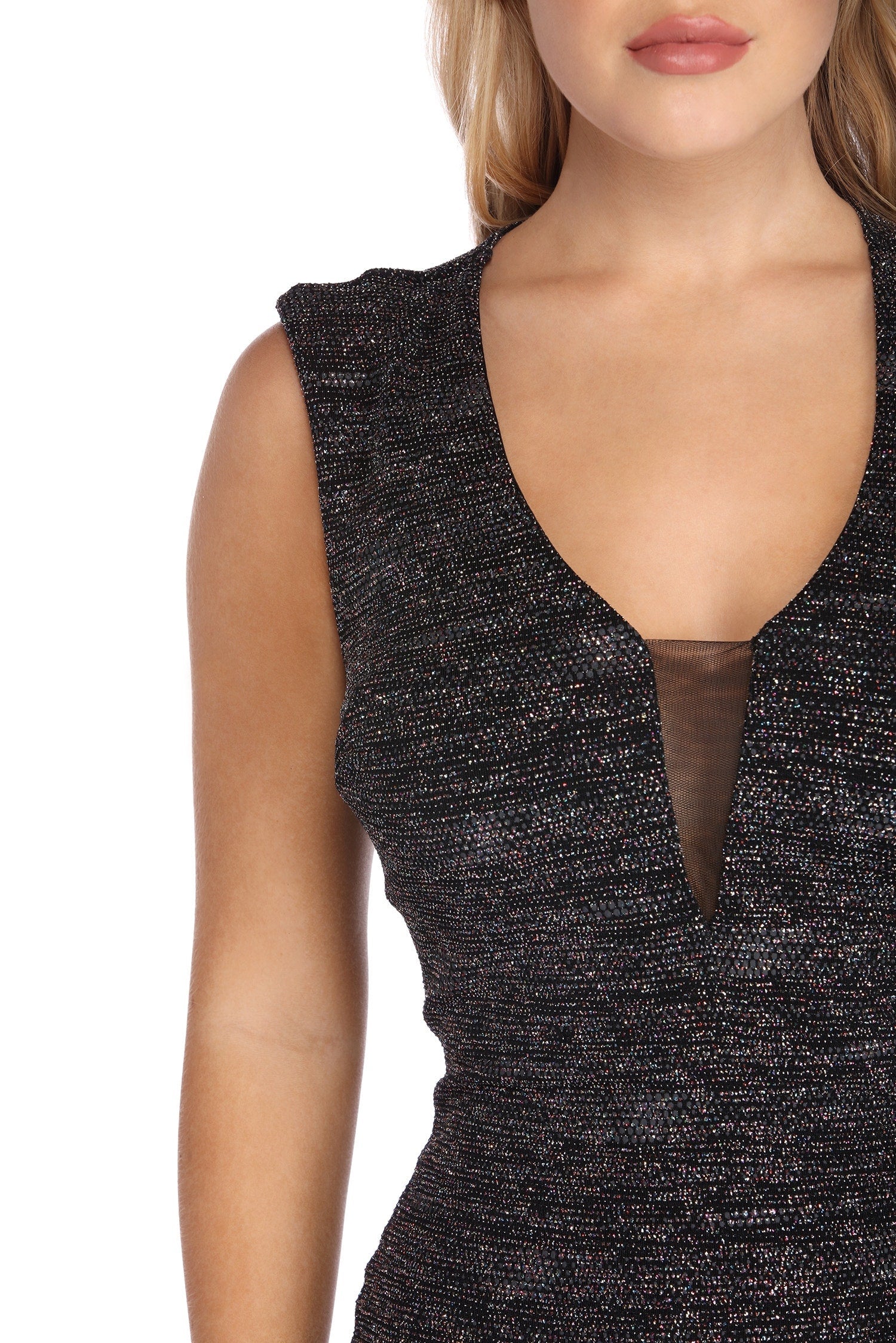 Get Your Glitter On Mini Dress