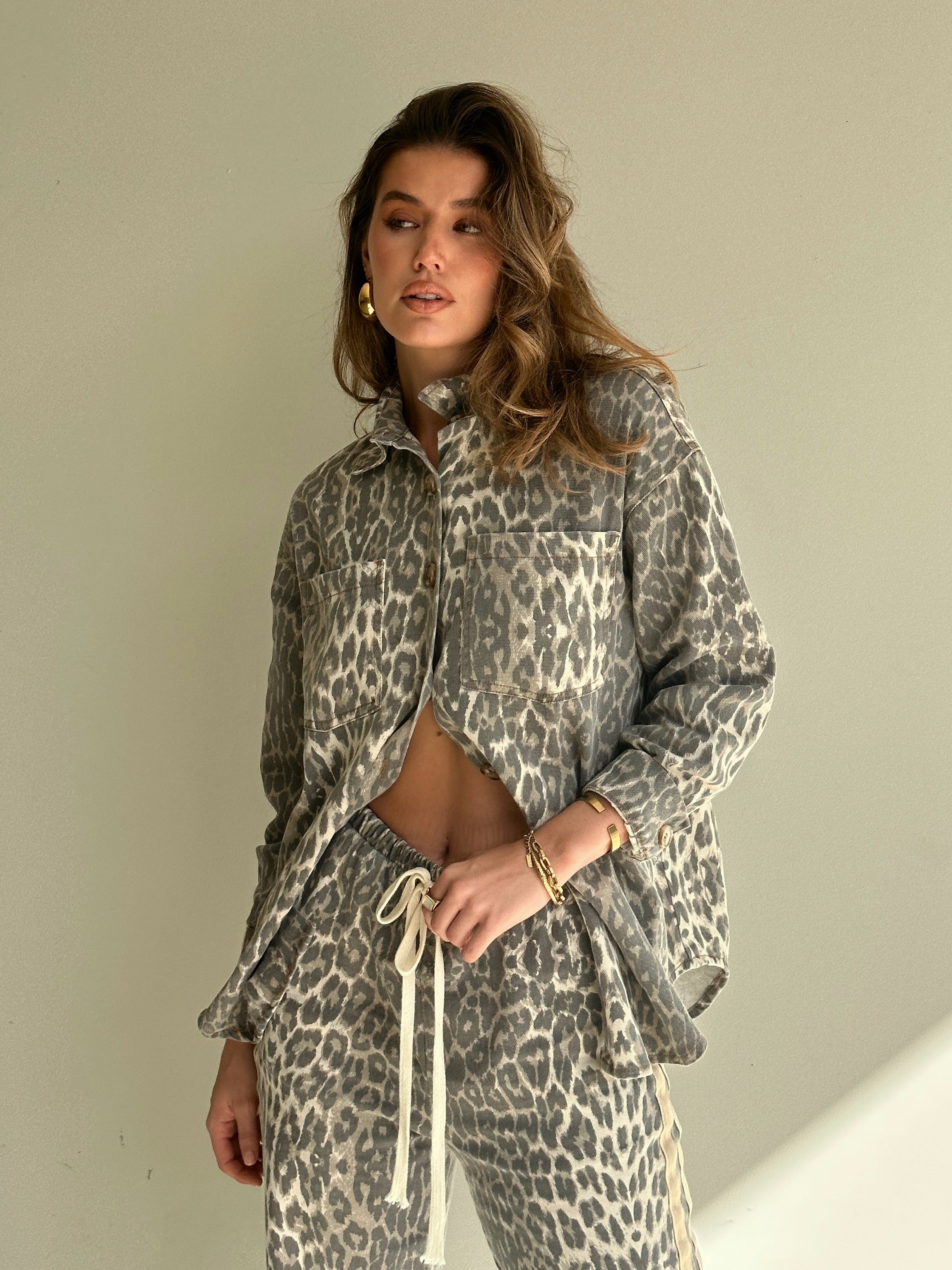 Vox Jacket - Leopard Print