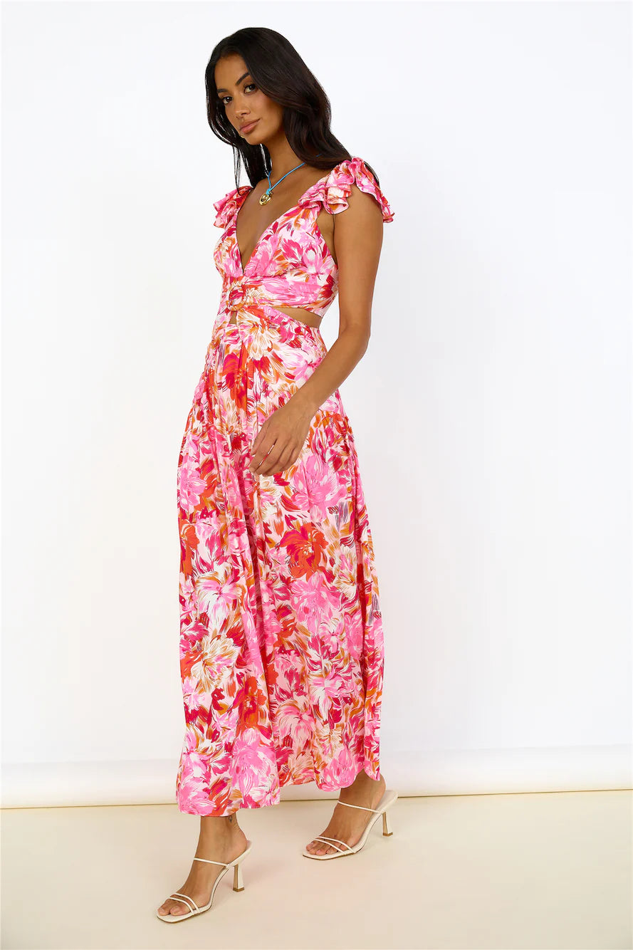 Life Of The Party Maxi Dress Pink