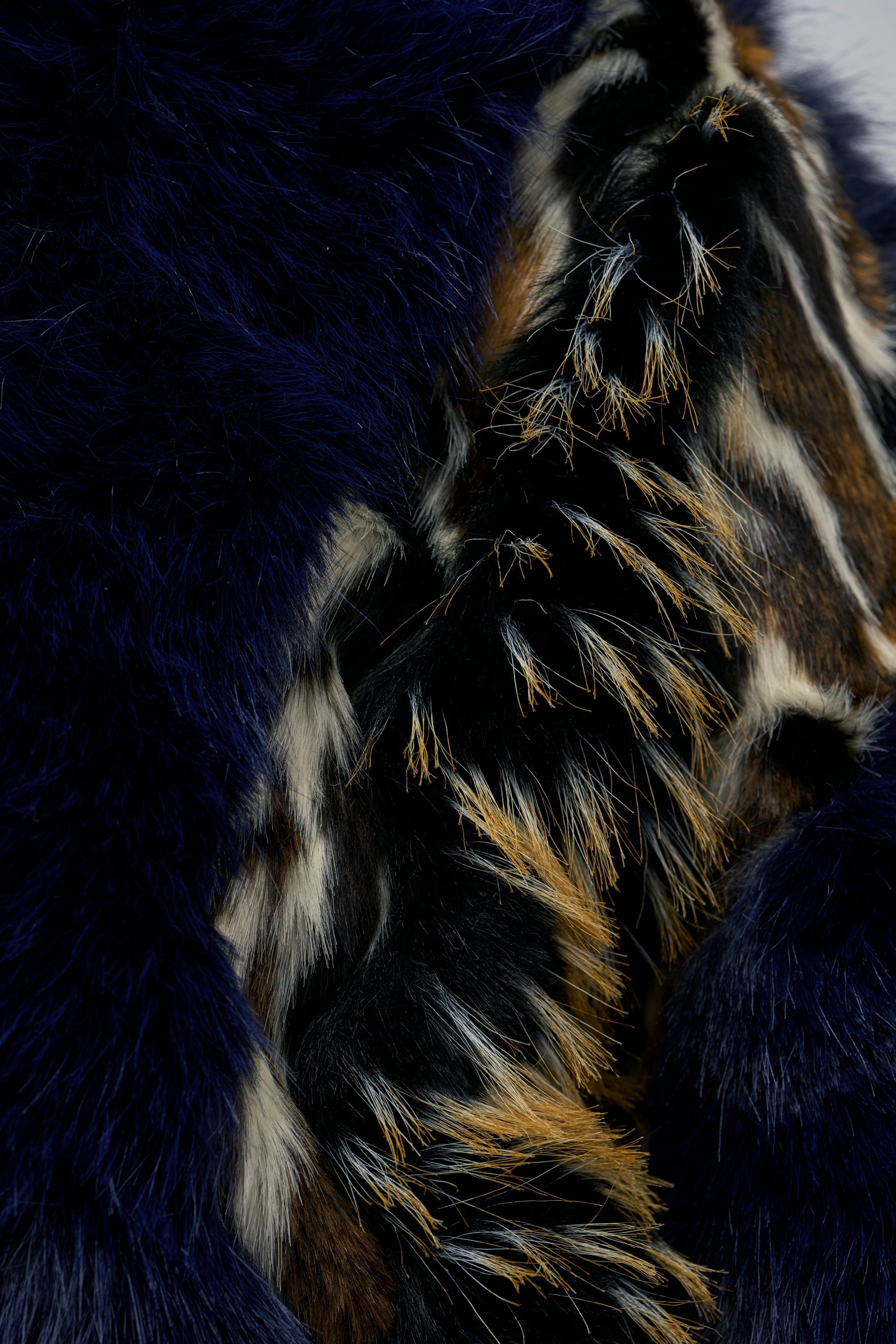 CYCLONE PATCHWORK FAUX FUR
