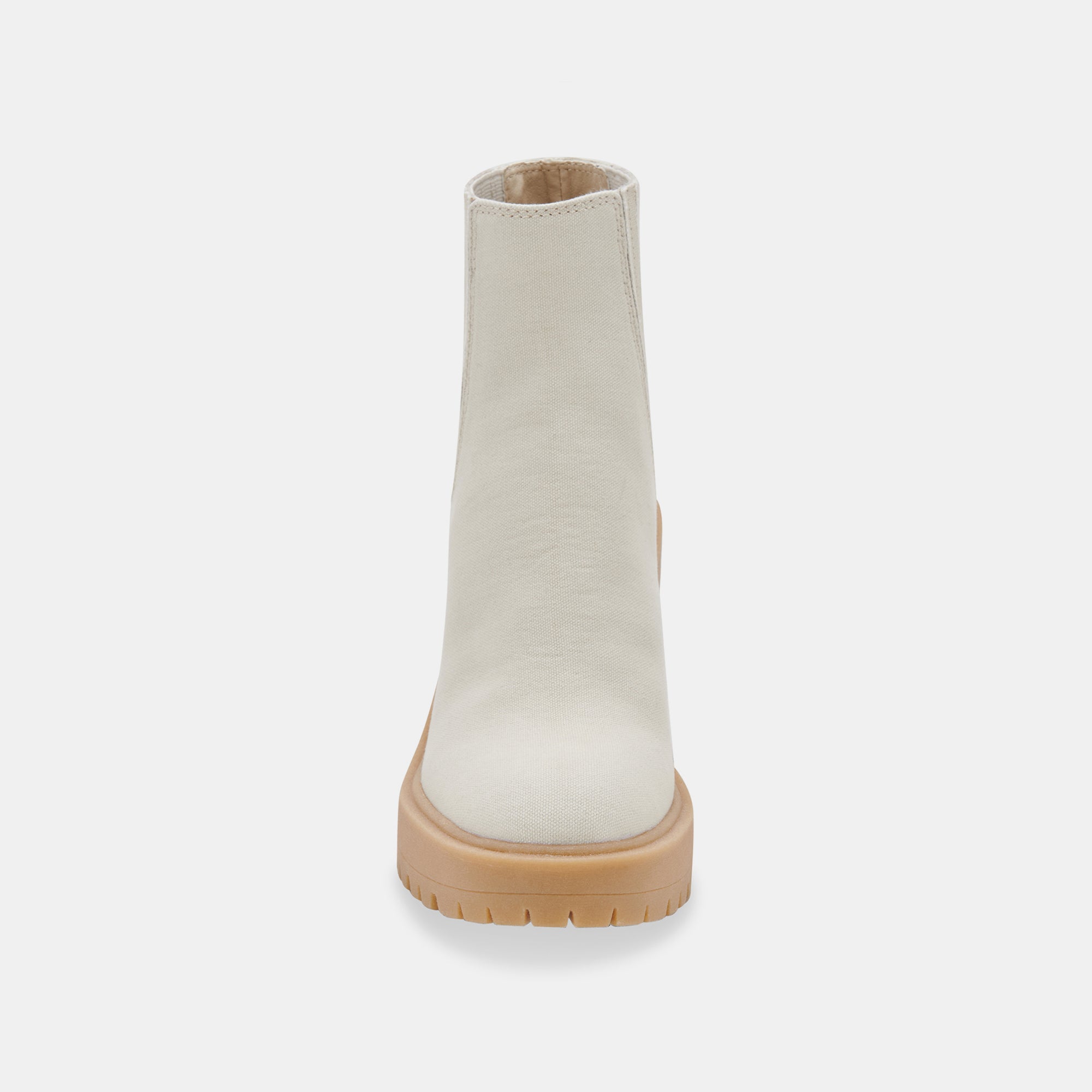 CASTER BOOTIES SANDSTONE CANVAS - re:vita