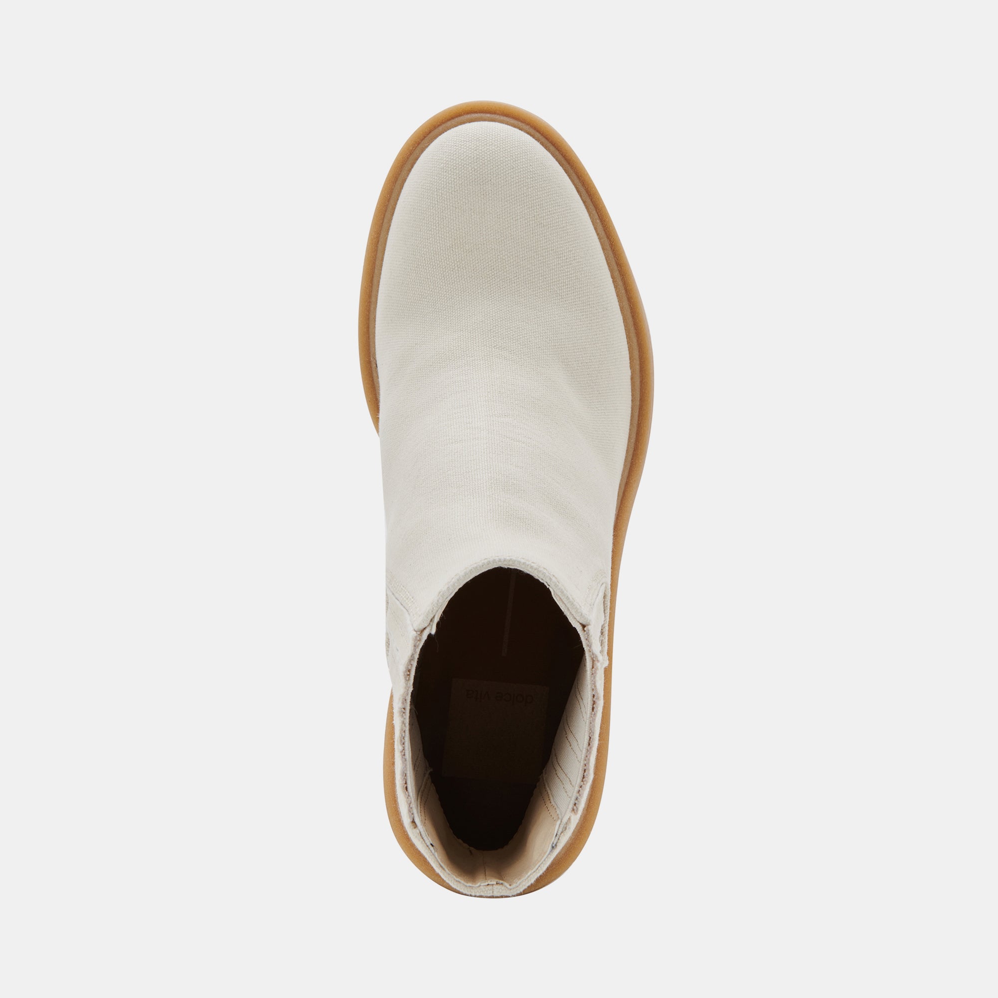 CASTER BOOTIES SANDSTONE CANVAS - re:vita