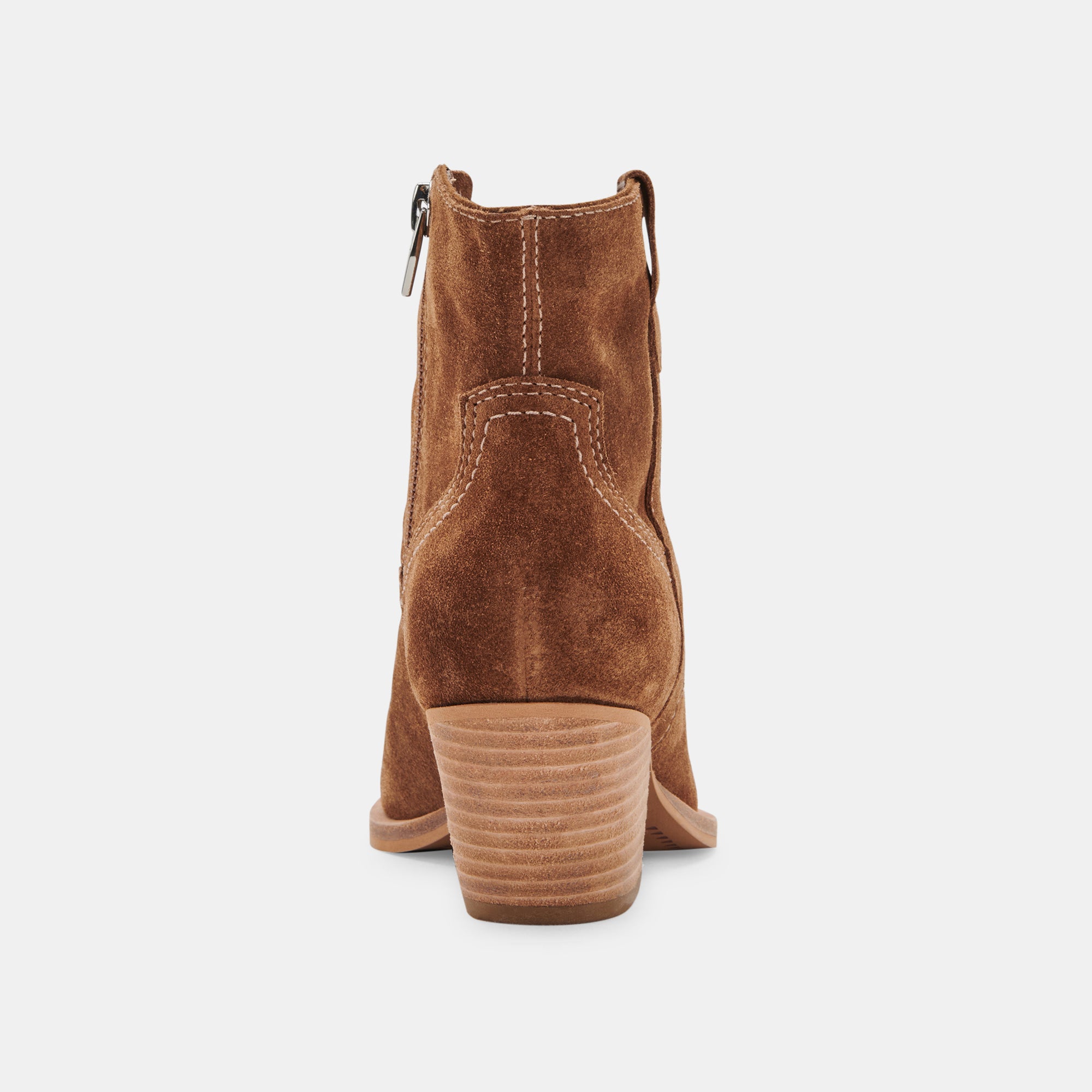 SILMA BOOTIES DK BROWN SUEDE - re:vita