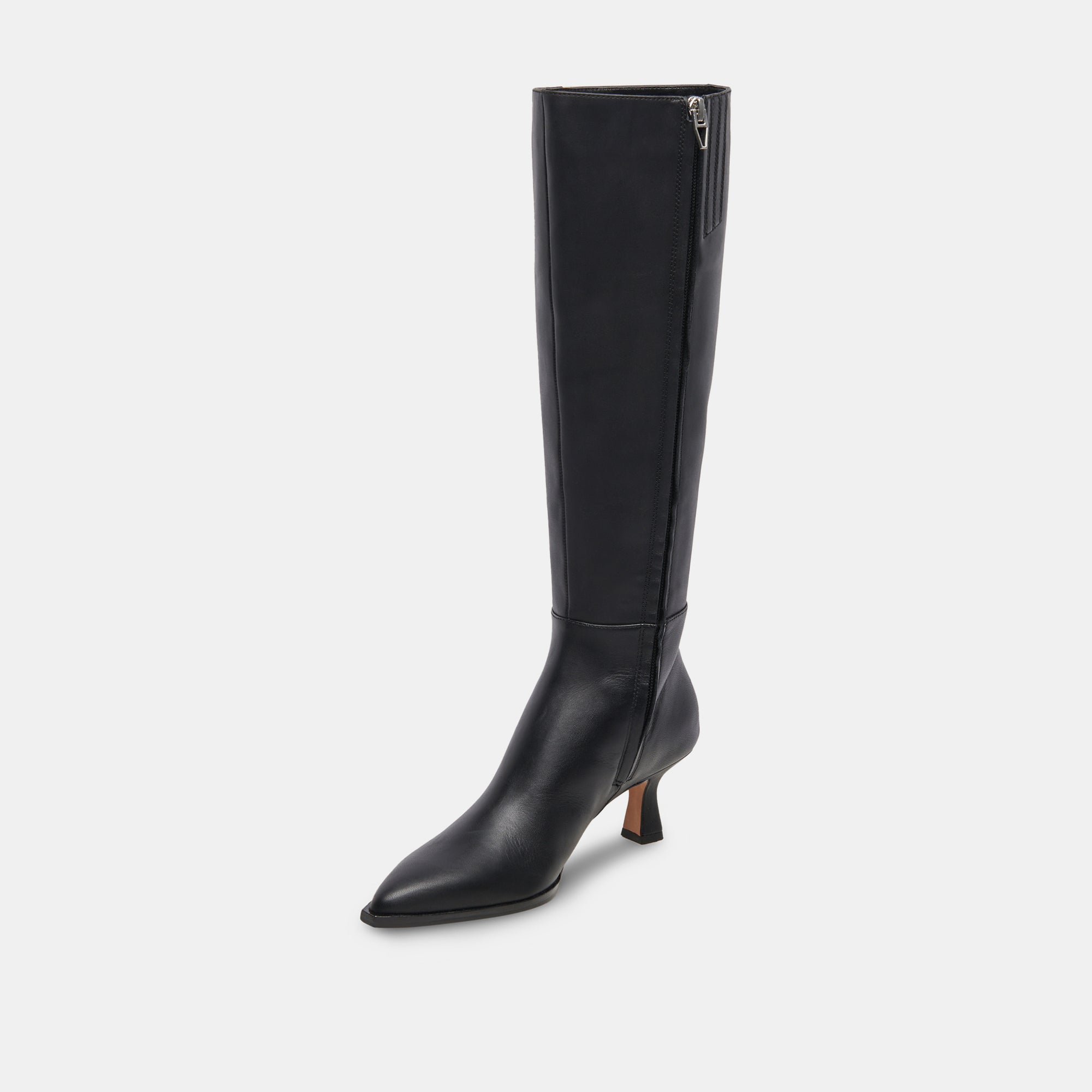 AUGGIE NARROW CALF BOOTS BLACK LEATHER
