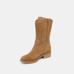 HALINE H2O BOOTS LT BROWN SUEDE