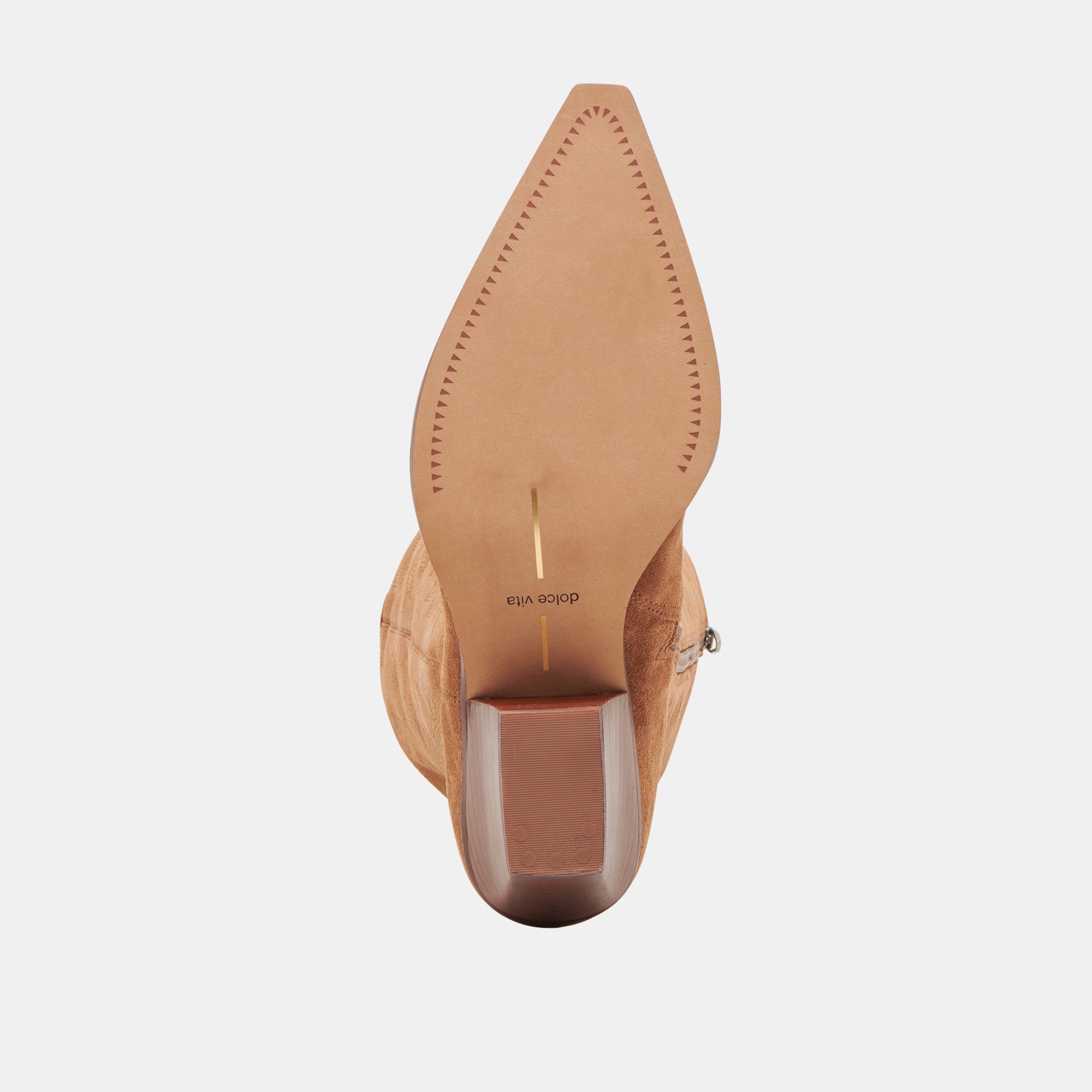RYATT WIDE CALF BOOTS PECAN SUEDE