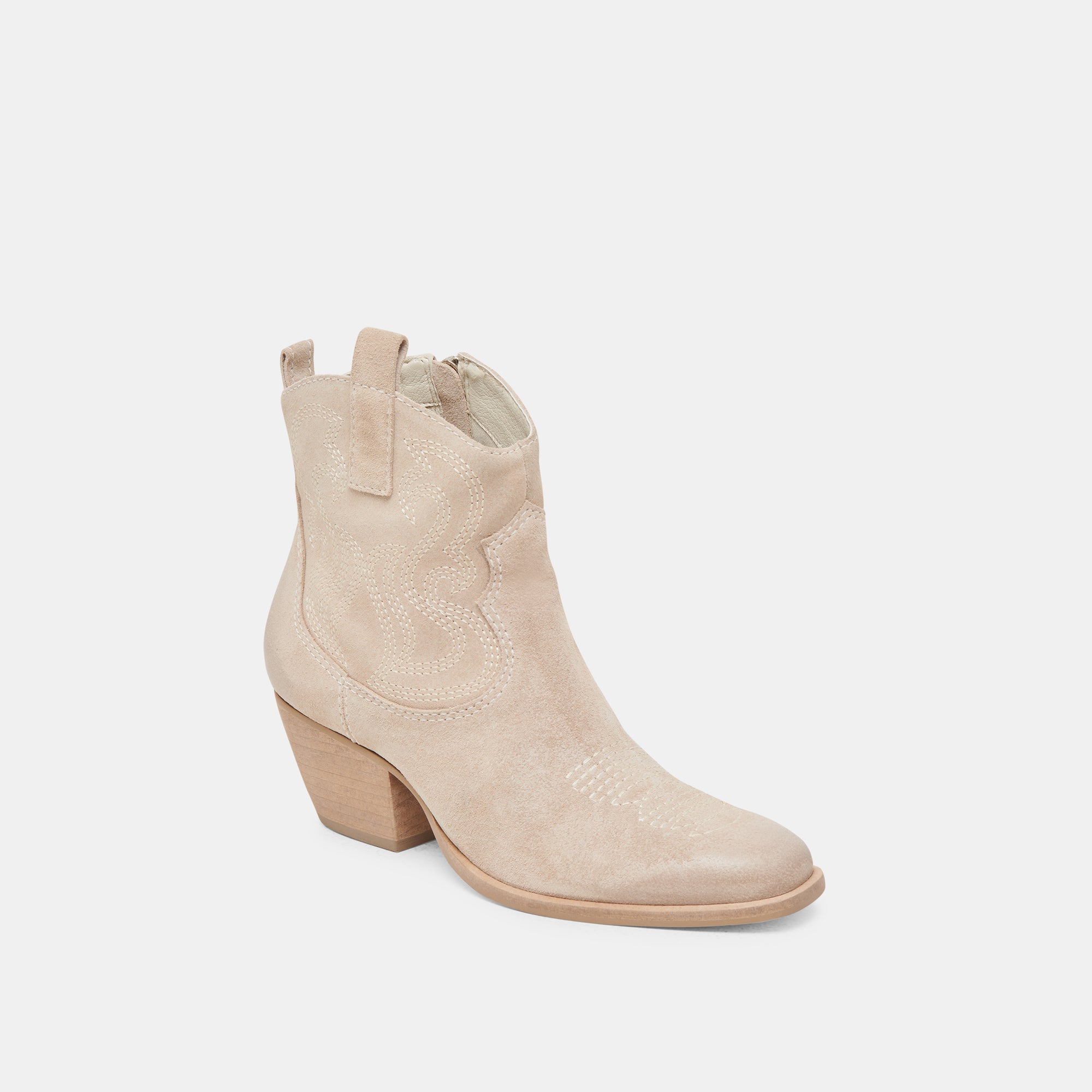 SHANIA BOOTIES TAUPE SUEDE