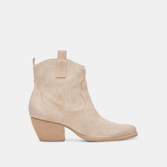 SHANIA BOOTIES TAUPE SUEDE
