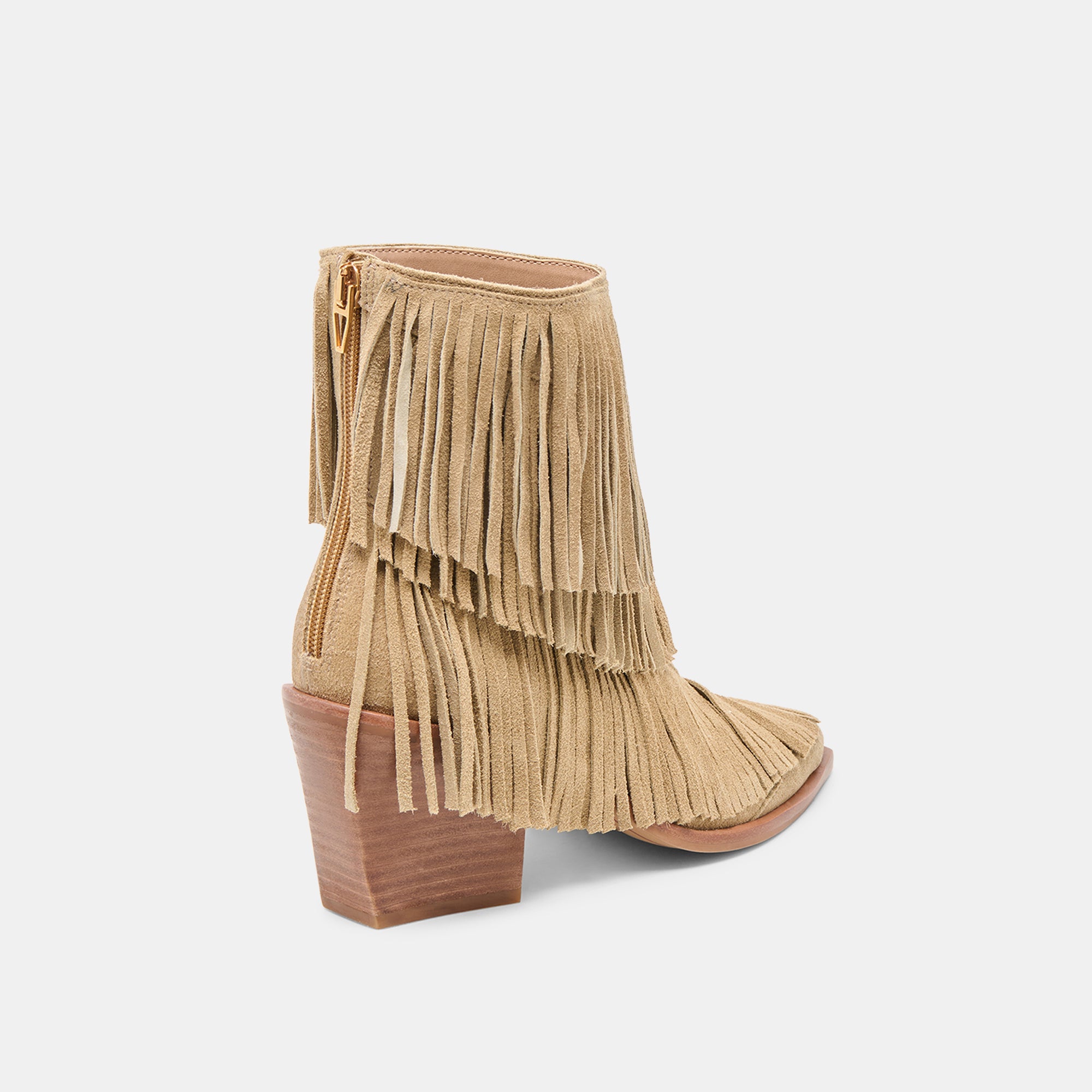 TOREY BOOTIES DK TAUPE SUEDE