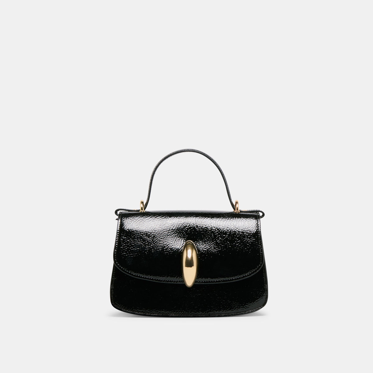 LUCIA CROSSBODY BLACK CRACKLED STELLA