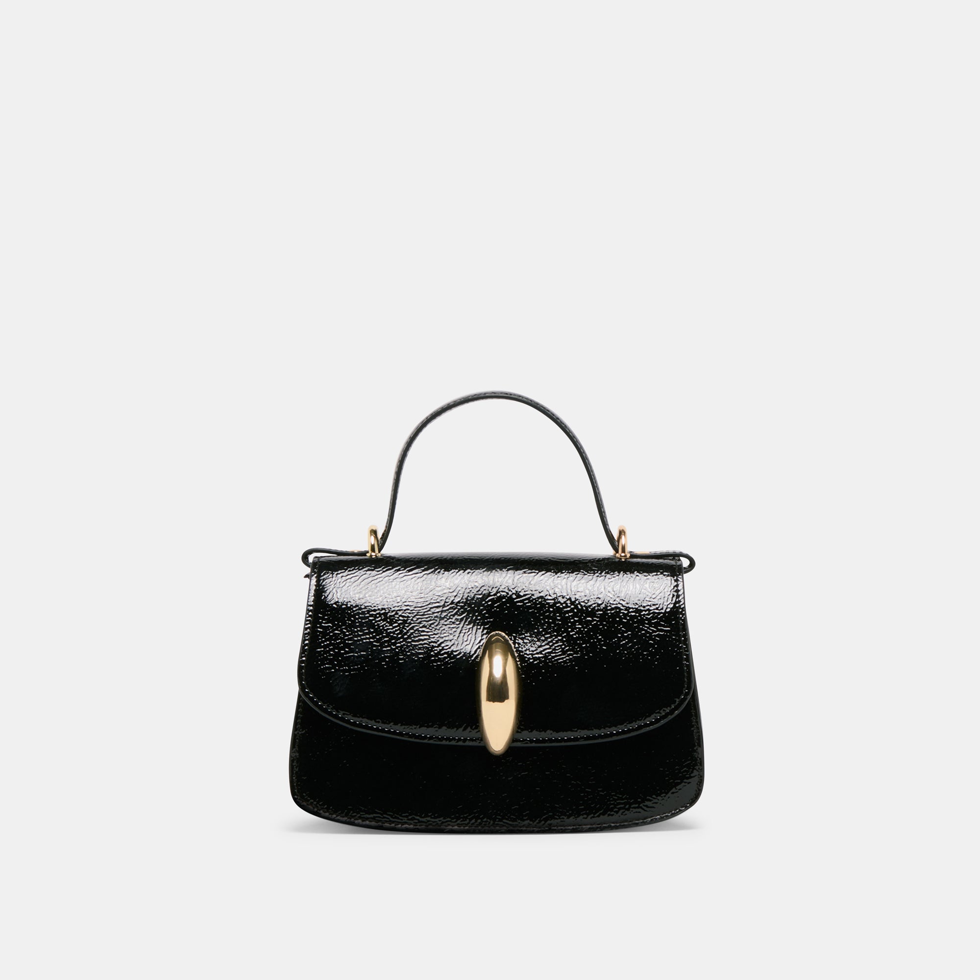 LUCIA CROSSBODY BLACK CRACKLED STELLA