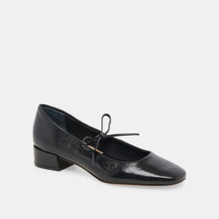 ARDIEN HEELS MIDNIGHT CRINKLE PATENT - re:vita
