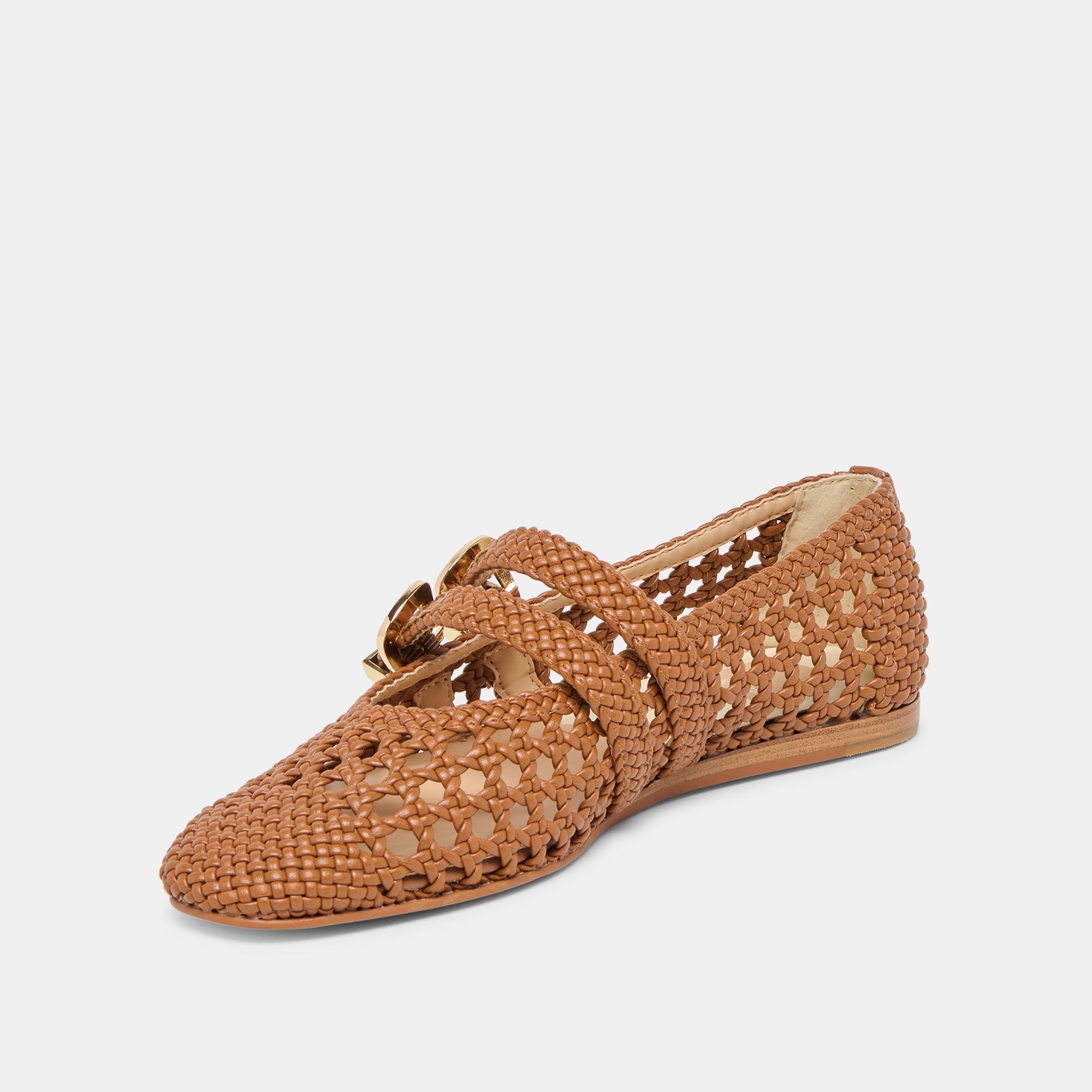 BAYLEE WOVEN BALLET FLATS SADDLE WOVEN STELLA
