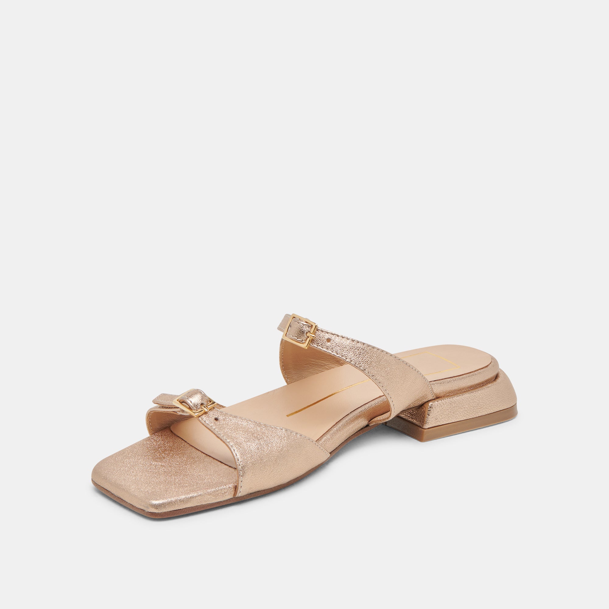 LAVERN SANDALS GOLD METALLIC LEATHER