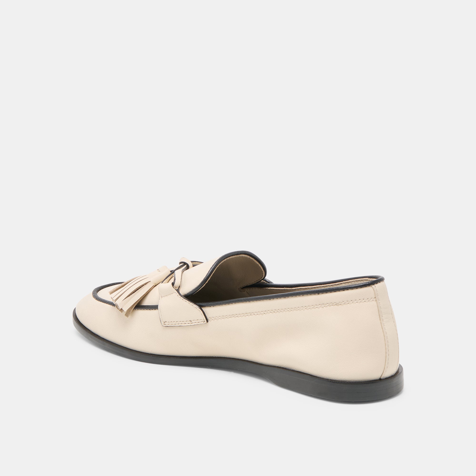 LOKLAN LOAFERS IVORY LEATHER