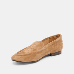 MATTIE LOAFERS CAMEL SUEDE