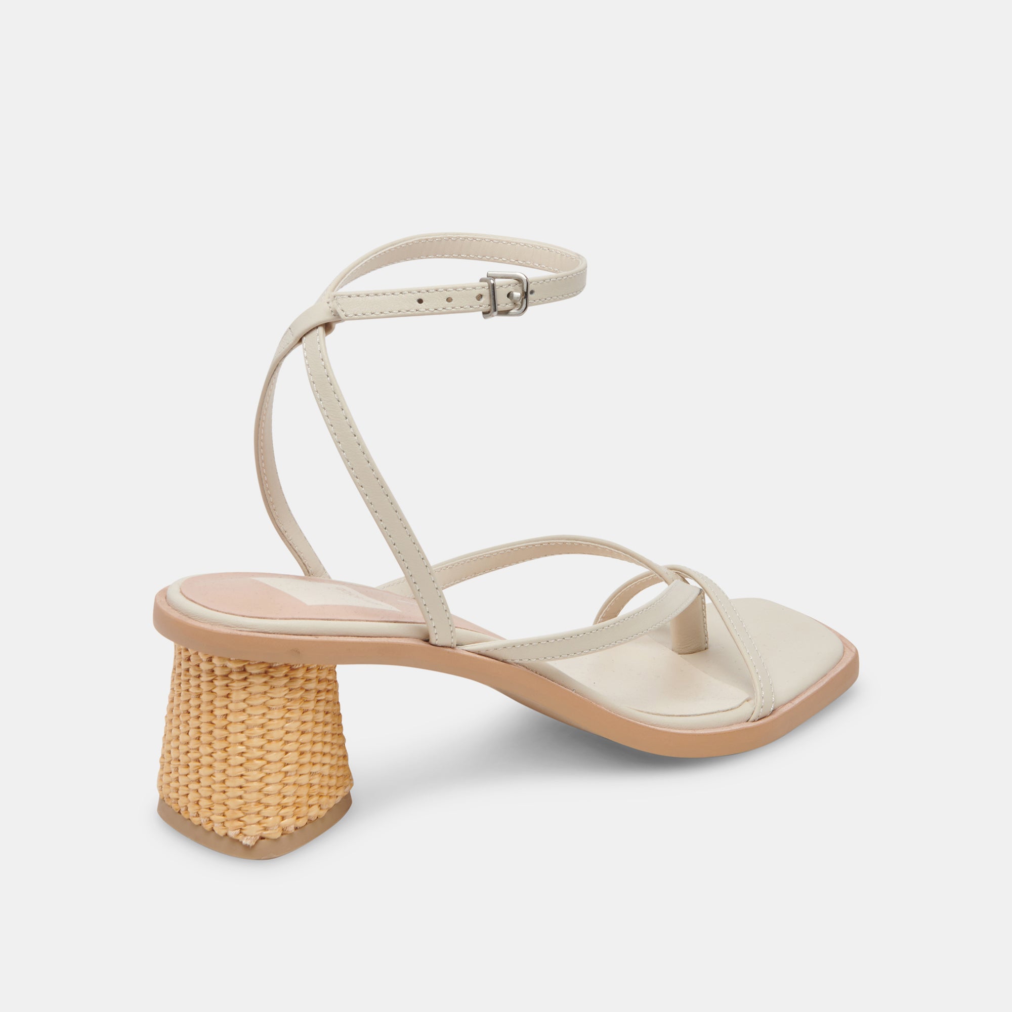 BANITA WIDE SANDALS IVORY LEATHER - re:vita