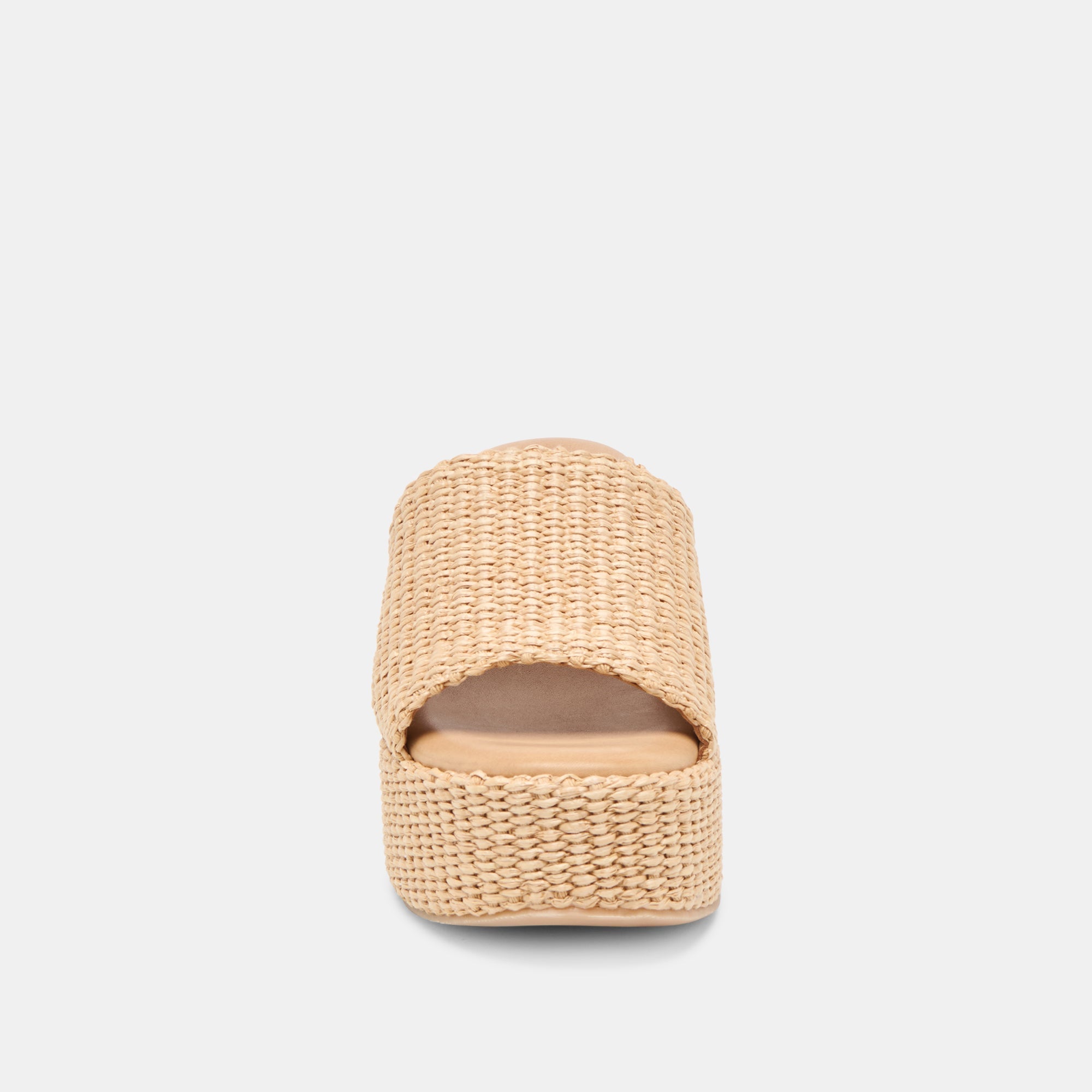 JOCLYN WEDGES LT NATURAL RAFFIA