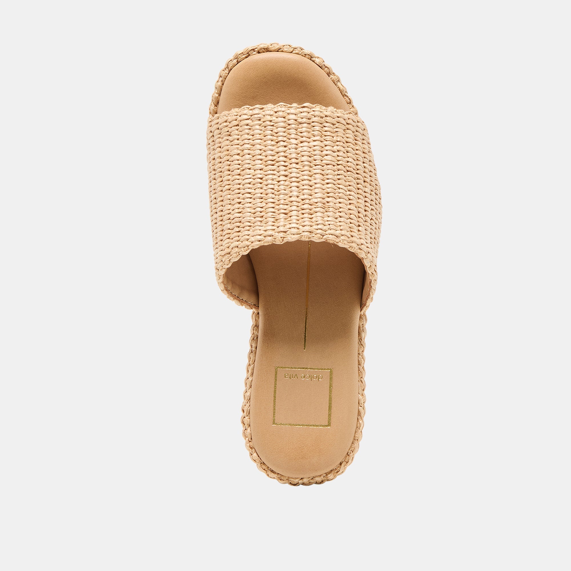 JOCLYN WEDGES LT NATURAL RAFFIA