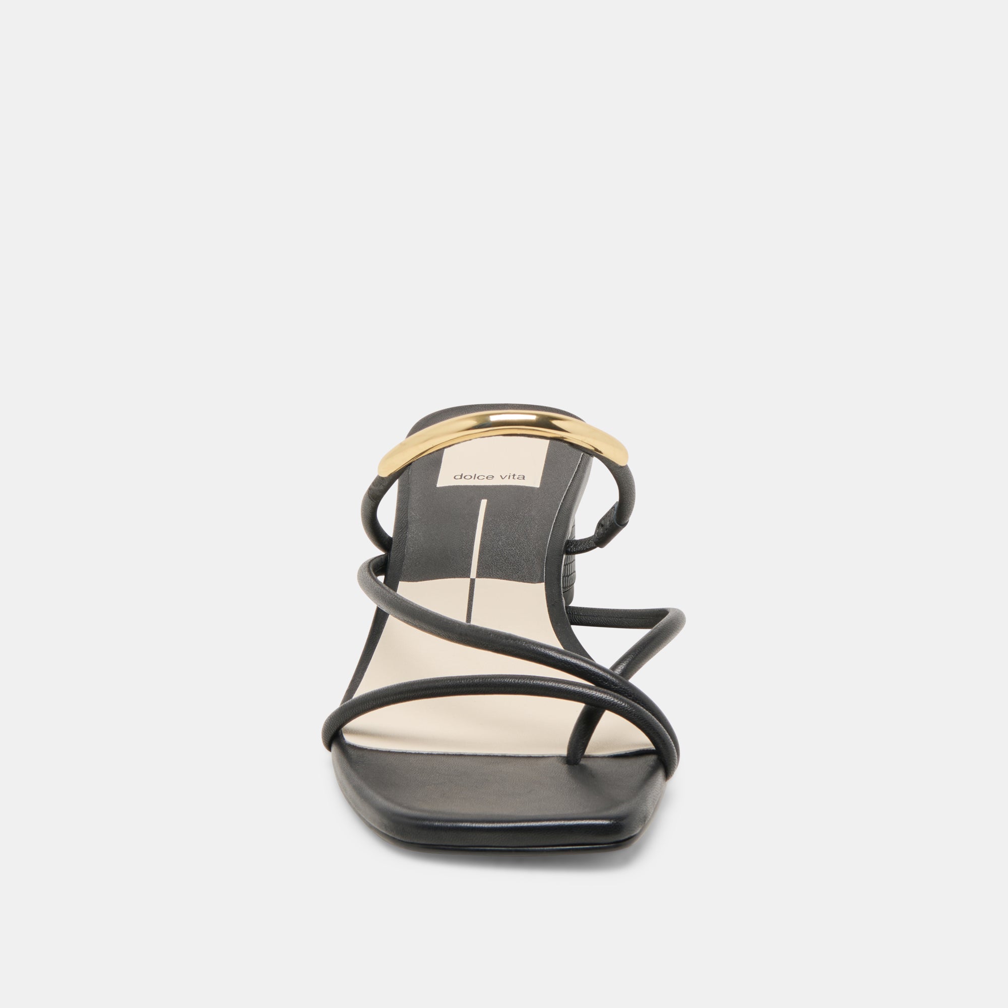 NAIRA HEELS BLACK LEATHER