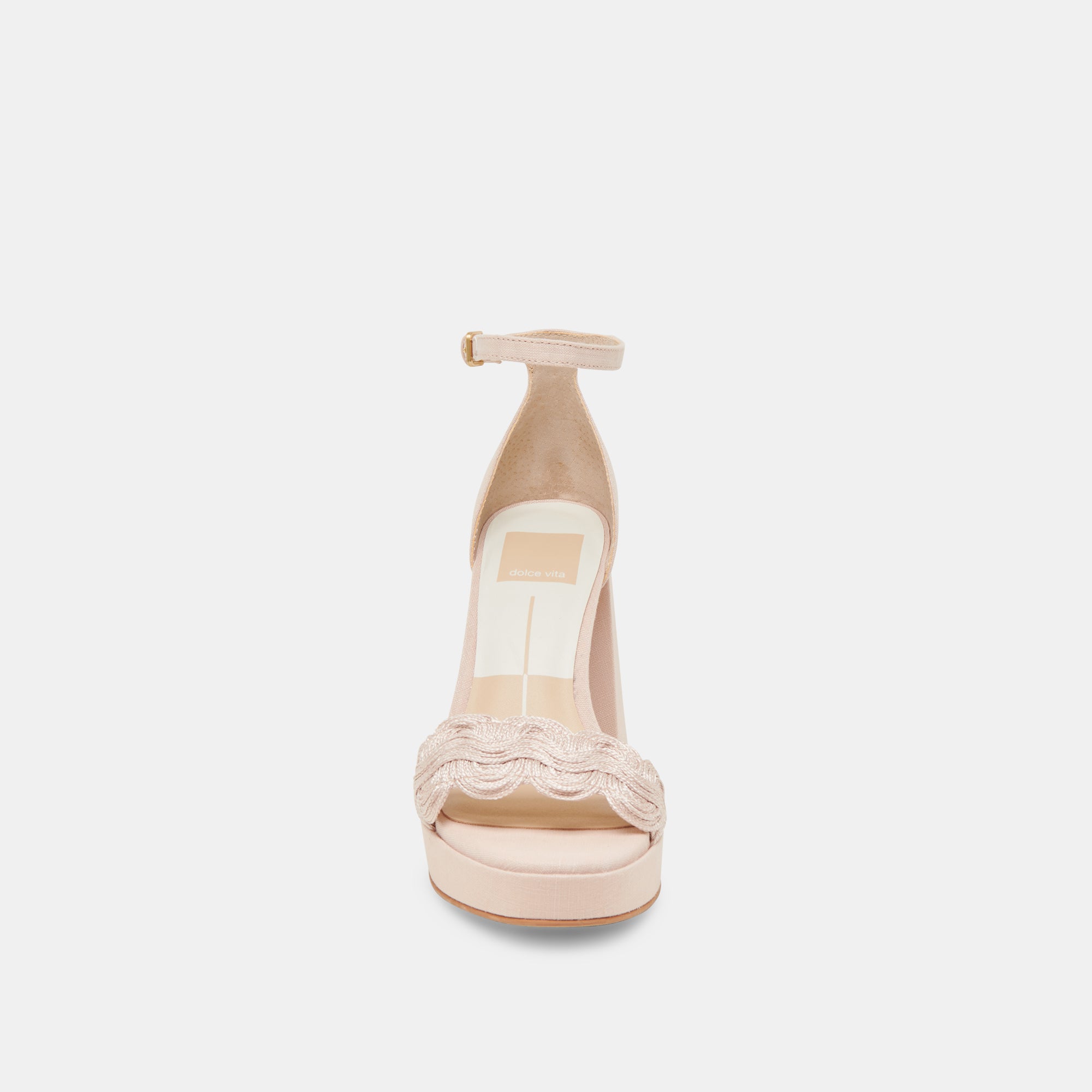 PELTIN HEELS LIGHT PINK WOVEN RAFFIA