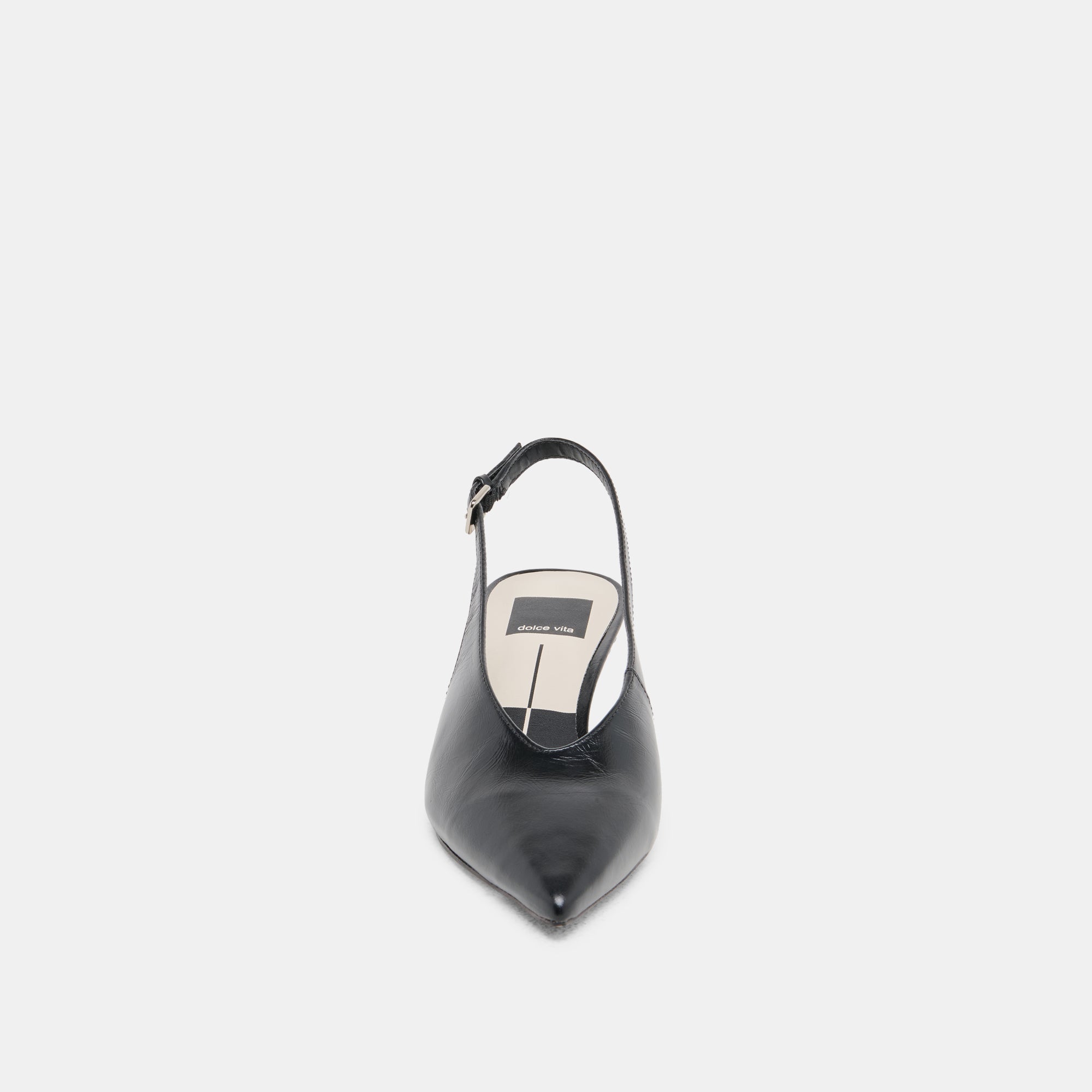 ALENNA HEELS MIDNIGHT CRINKLE PATENT