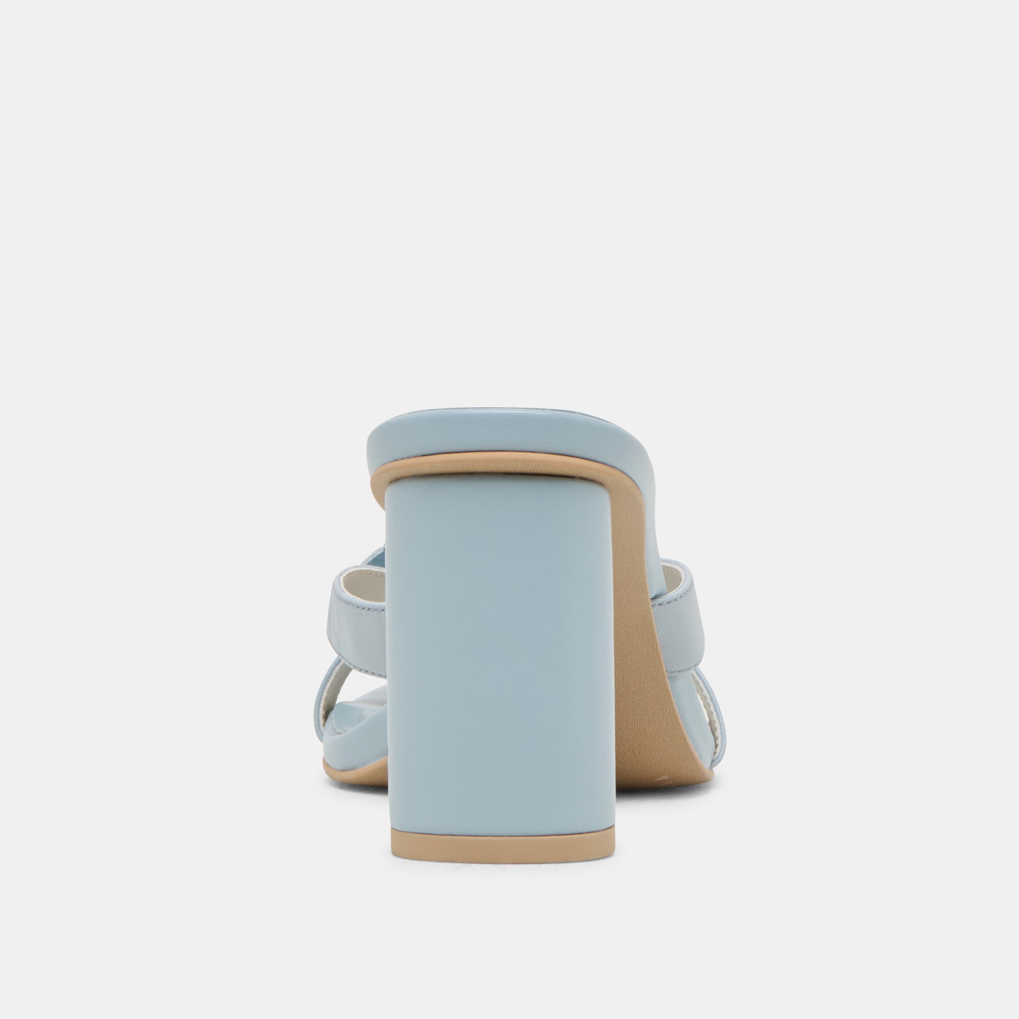 NIKIL HEELS LIGHT BLUE LEATHER