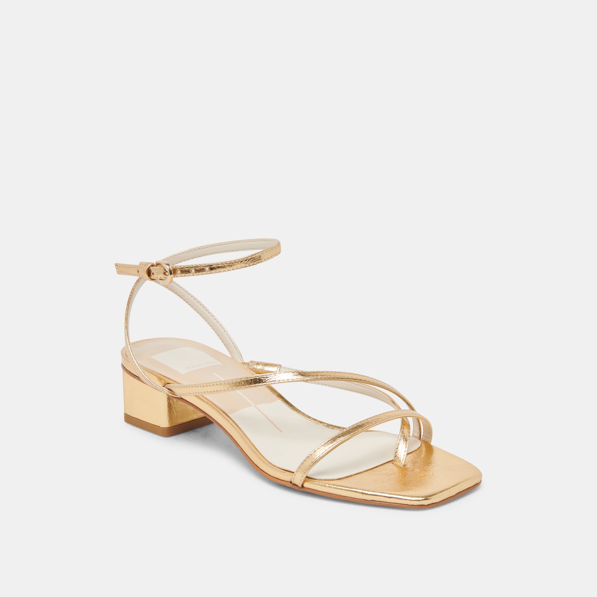 KARLOS WIDE SANDALS GOLD METALLIC STELLA