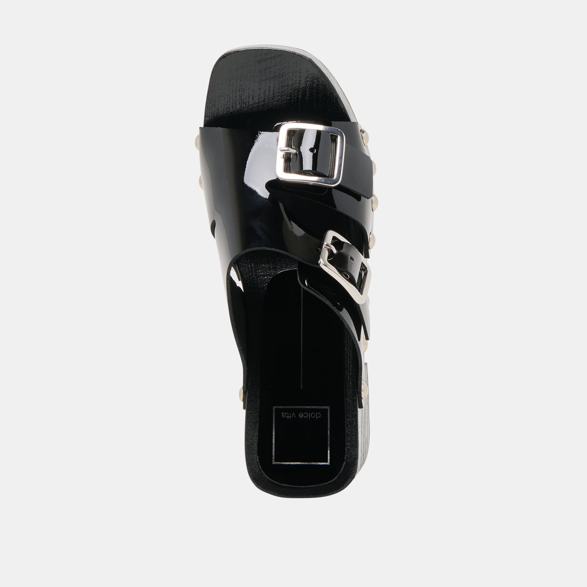 MELODY HEELS BLACK LEATHER