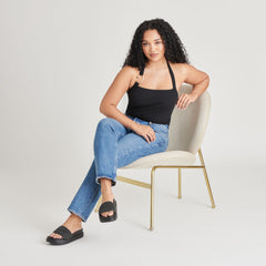 SIDONA SANDALS ONYX RAFFIA