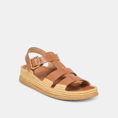 SHENNA SANDALS SADDLE LEATHER