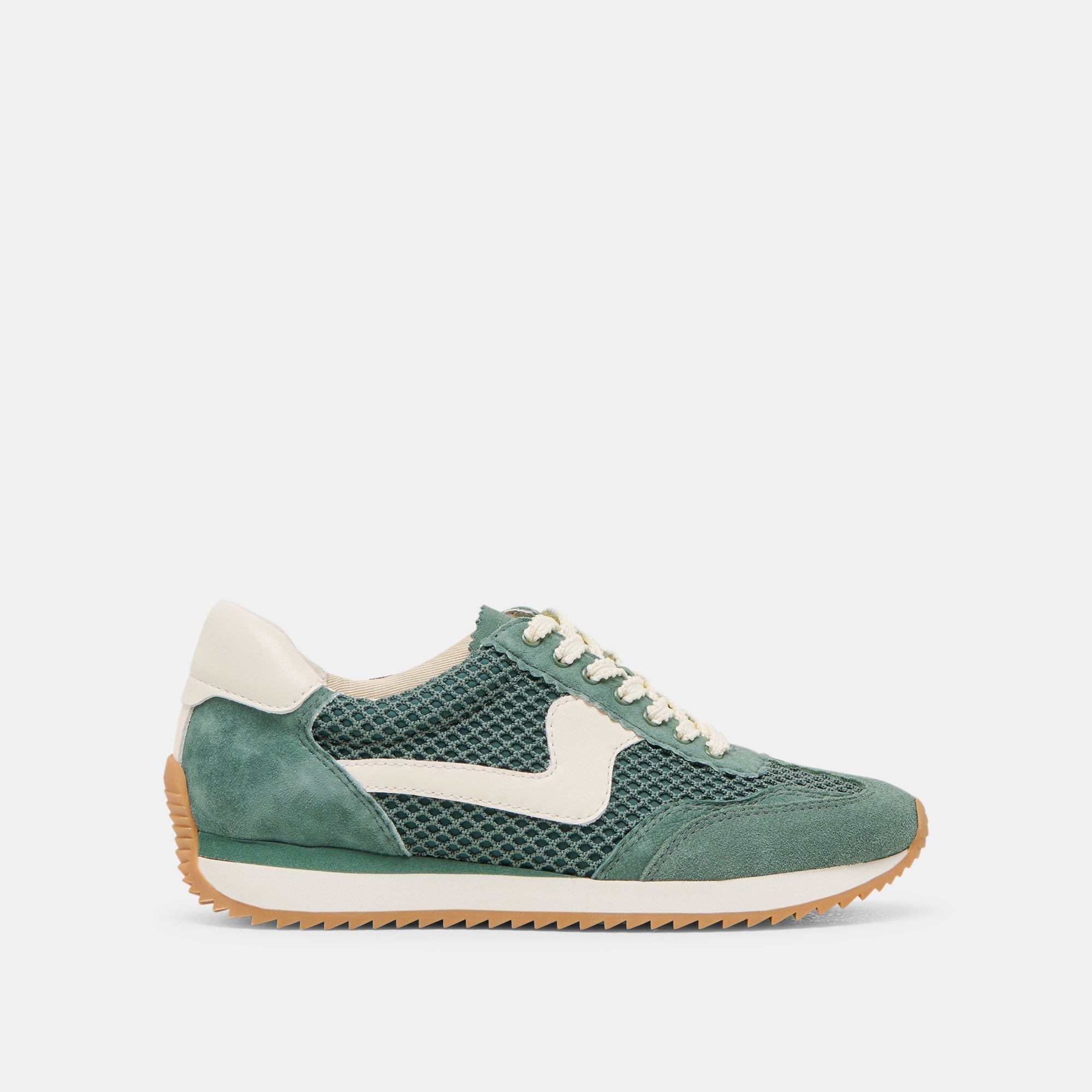 B.NTCD MESH SNEAKERS DK GREEN WOVEN MESH