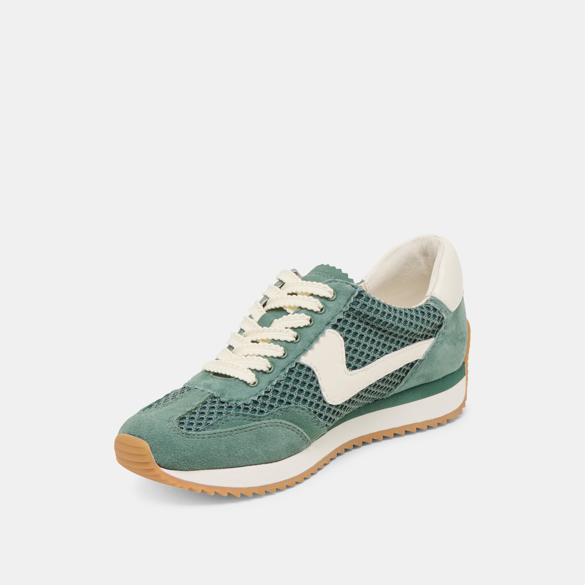 B.NTCD MESH SNEAKERS DK GREEN WOVEN MESH