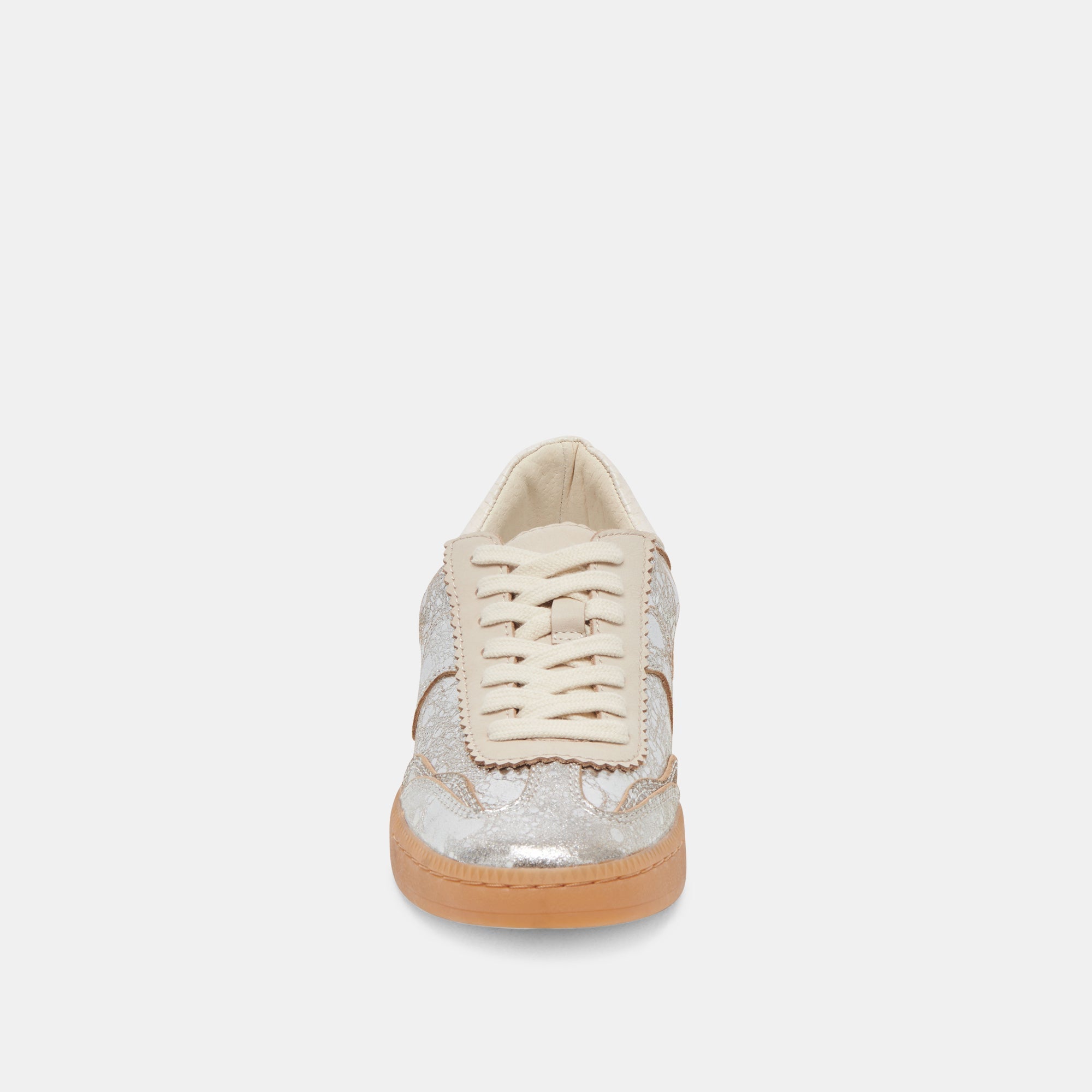 NOTICE SNEAKERS SILVER DISTRESSED LEATHER