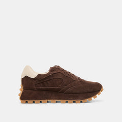 TRICIA SNEAKERS DK BROWN SUEDE