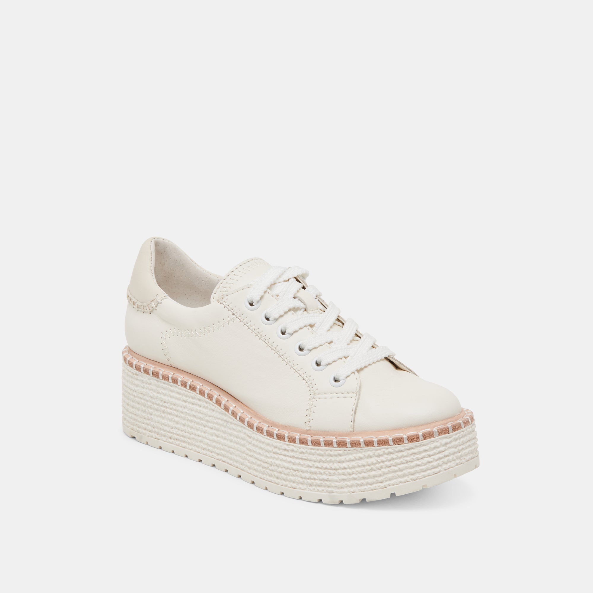TWAIN SNEAKERS WHITE LEATHER