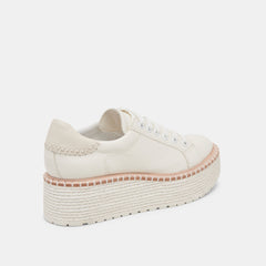 TWAIN SNEAKERS WHITE LEATHER