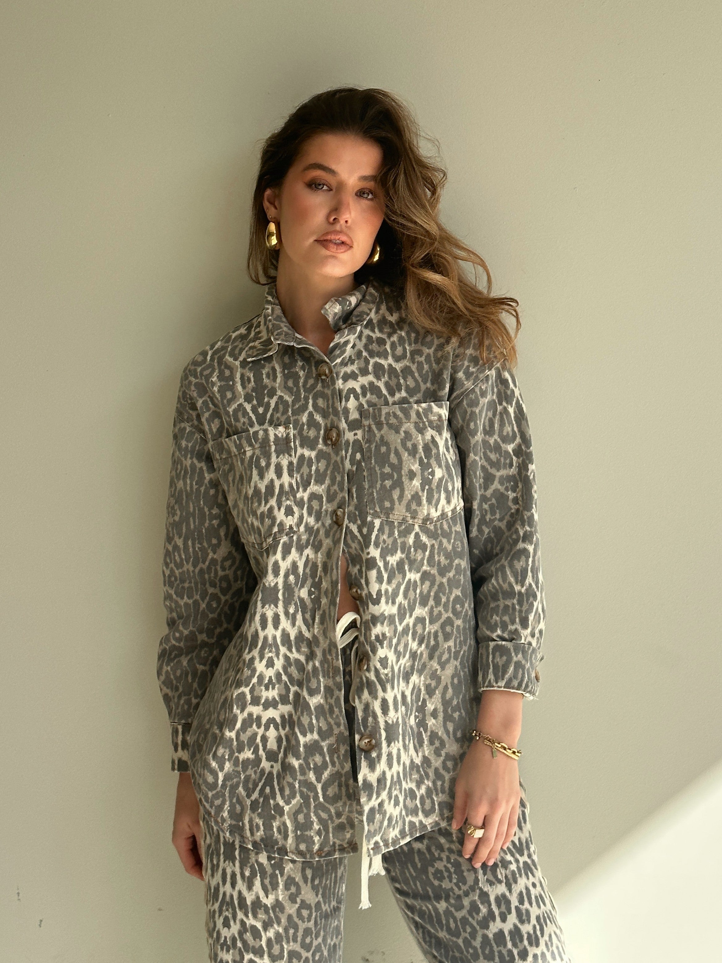 Vox Jacket - Leopard Print