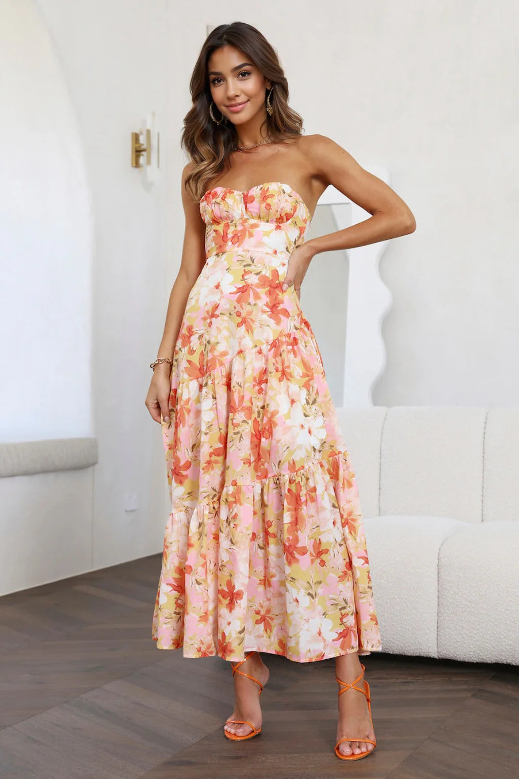 Daydream Look Midi Dress Floral