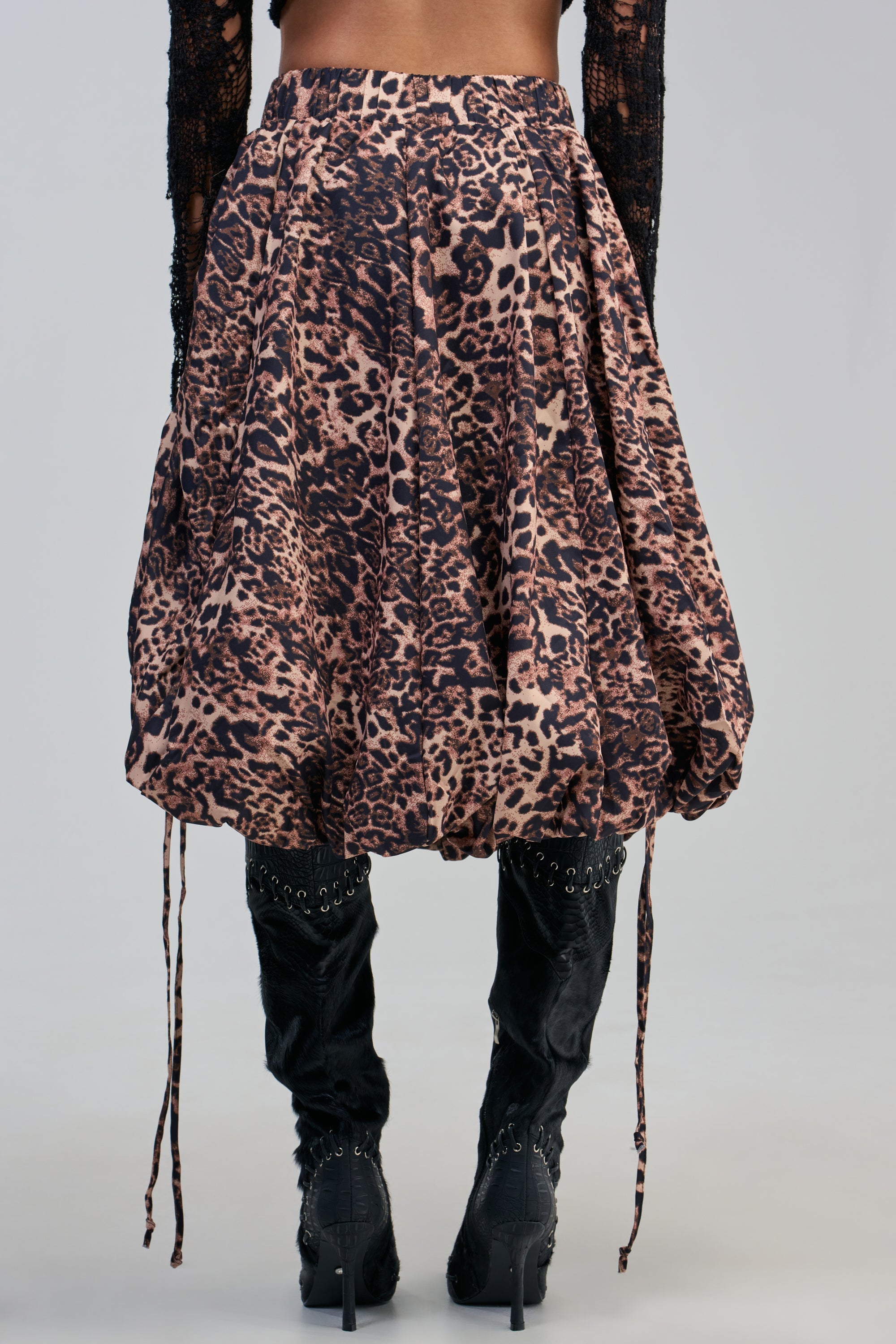CHEETAH GIRL CHEETAH SISTER MIDI SKIRT