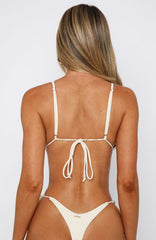 Amalfi Bikini Top Cream