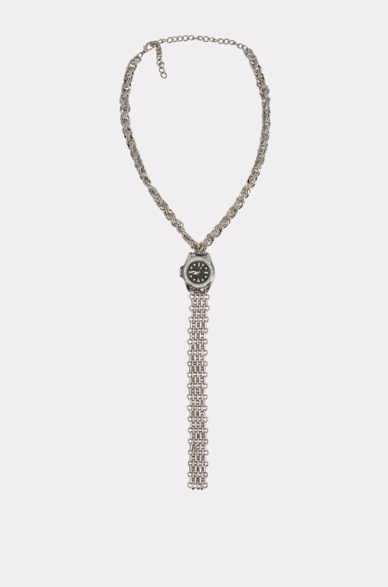 CLOCK IT NECKLACE