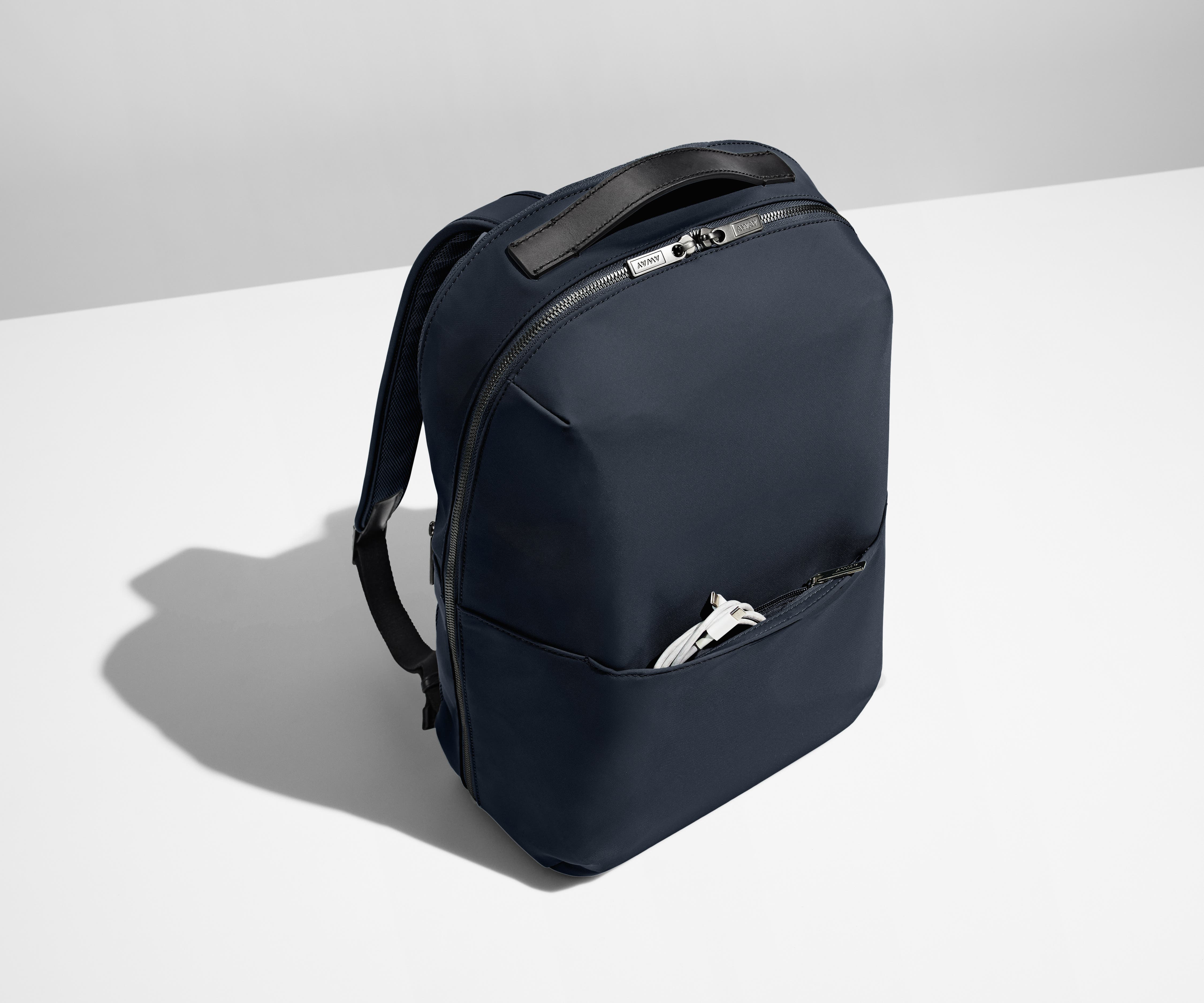 The Everywhere Zip Backpack in Navy Blue