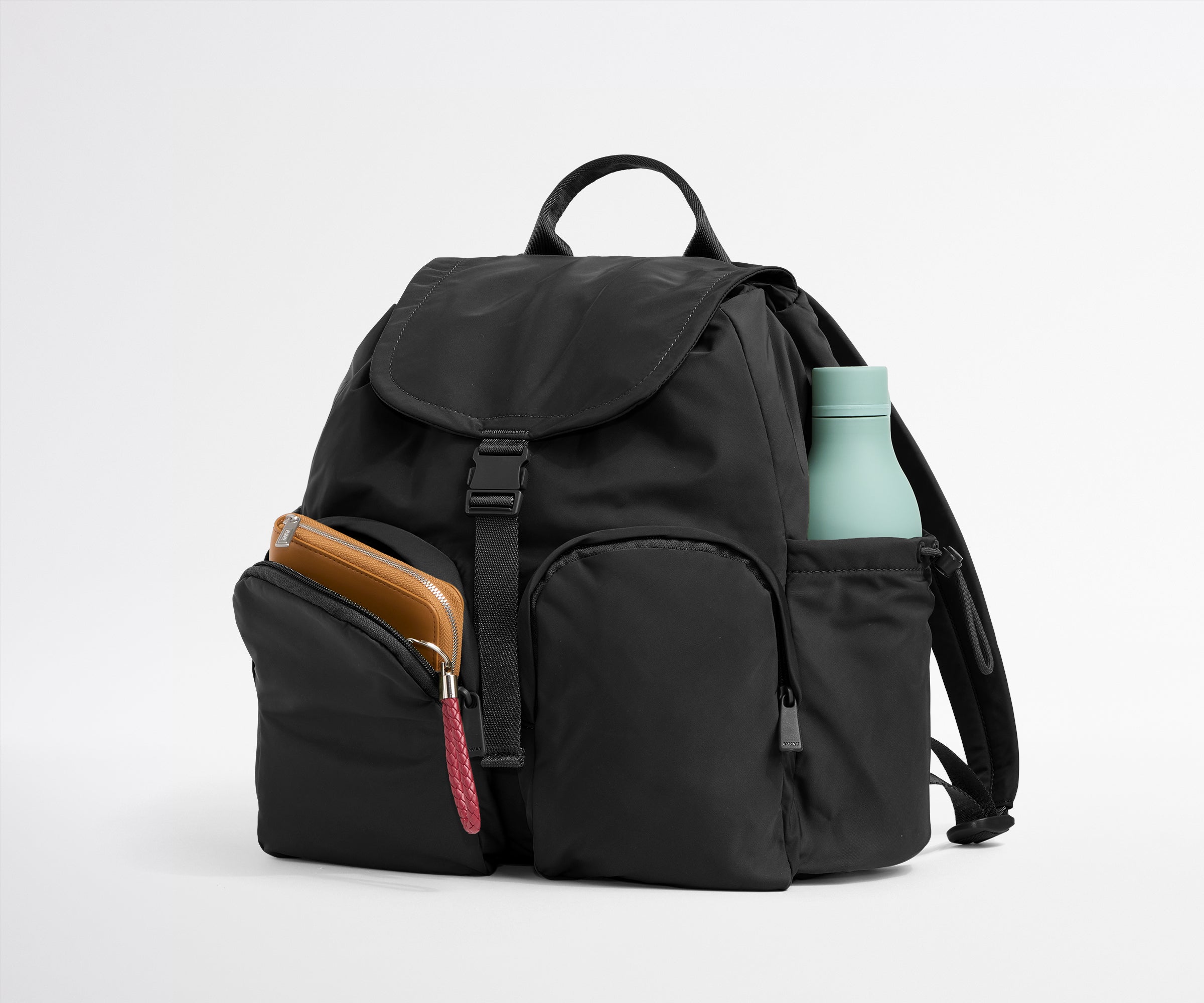 Featherlight Cargo Backpack in Jet Black