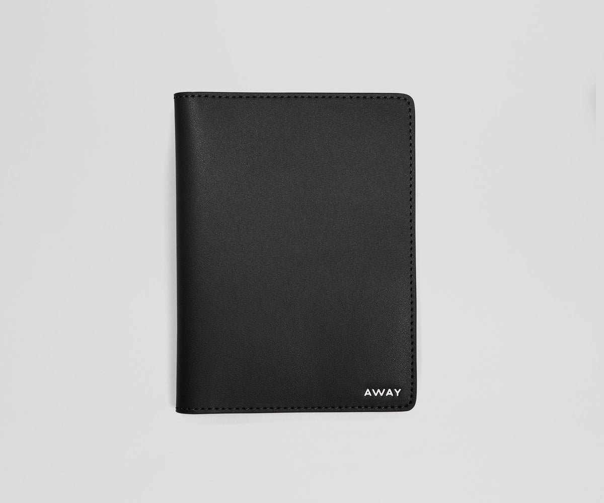 Passport Holder in Jet Black
