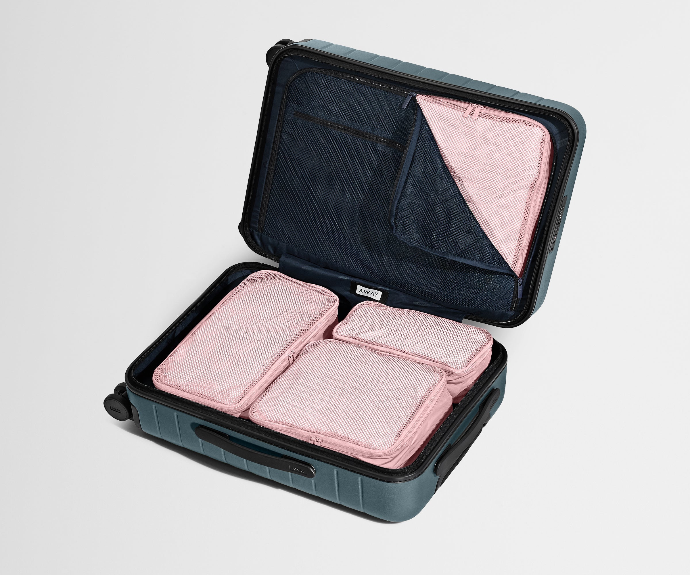 The Insider Packing Cubes in Blush Pink