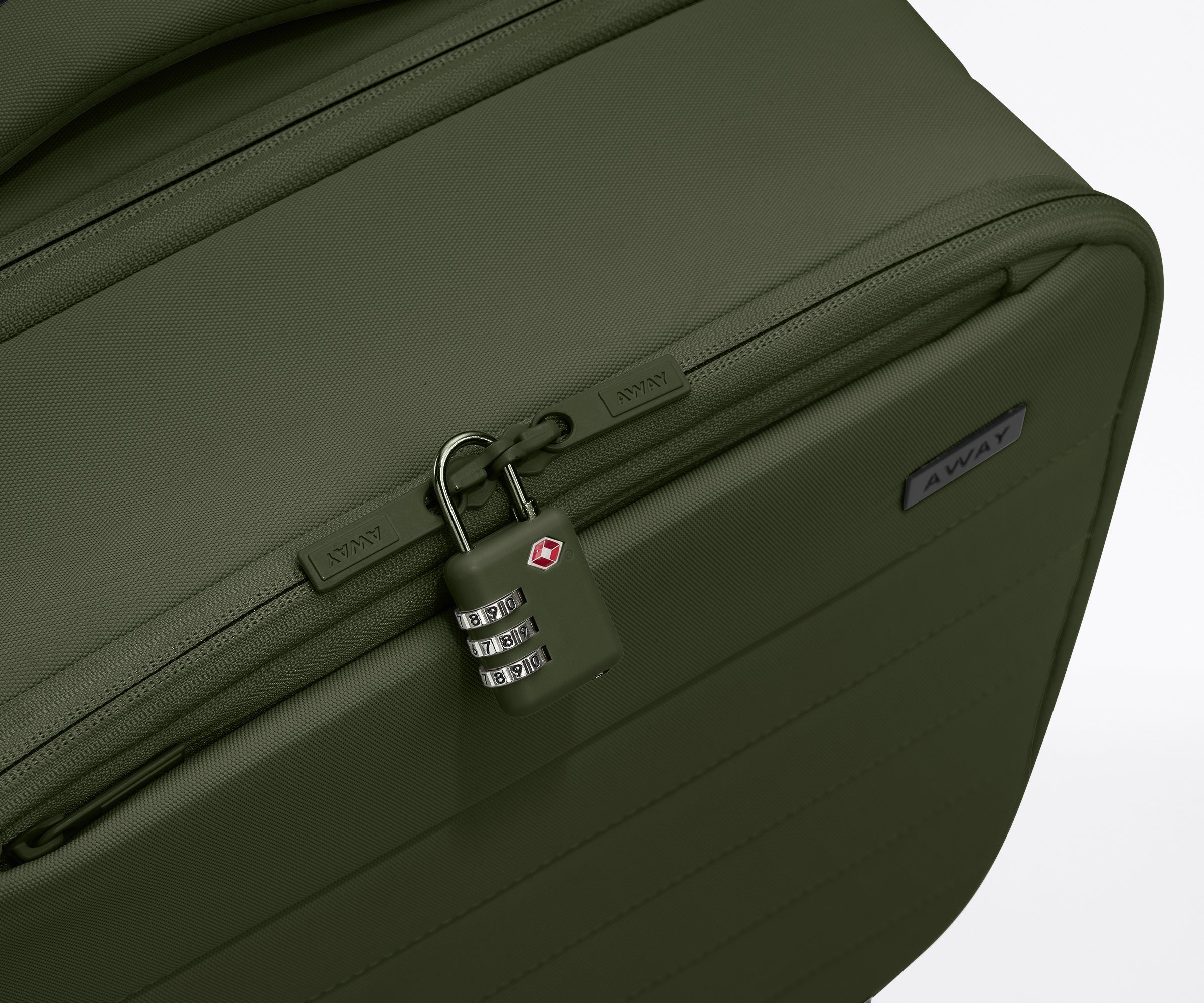 The Softside Compact Carry-On in Olive Green