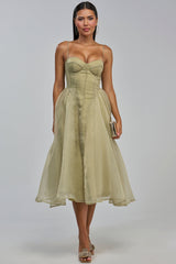 COLETTE MAXI DRESS IN OLIVE