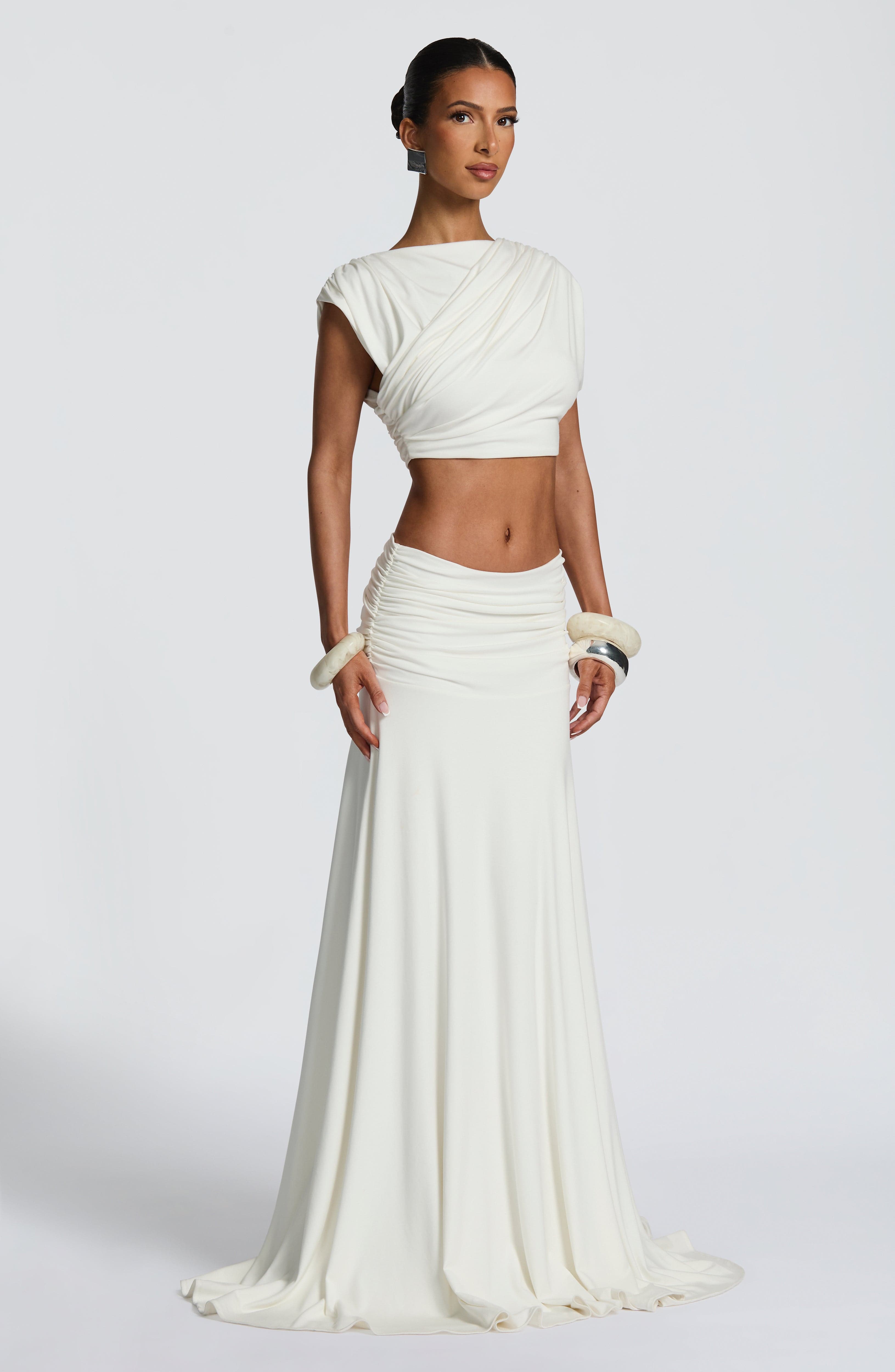 Amara Top - Ivory Tops Babyboo Fashion Premium Exclusive Design
