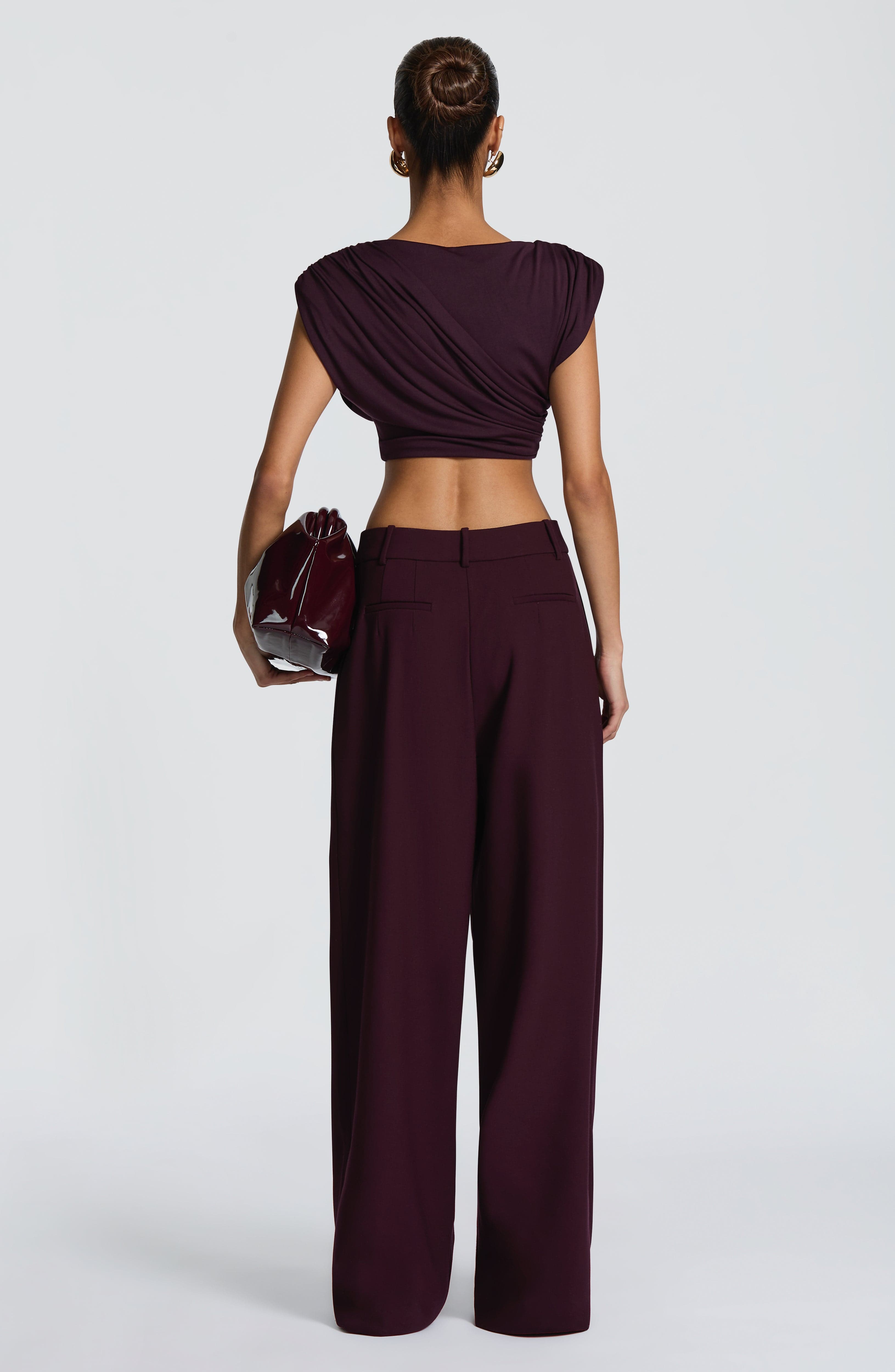 Amara Top - Plum Tops Babyboo Fashion Premium Exclusive Design